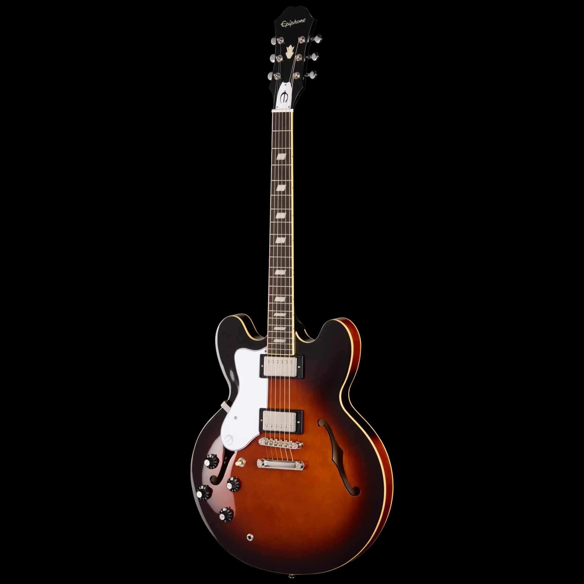Epiphone Bonehead Riviera, Left-Handed, Dark Tobacco Sunburst — photo 3