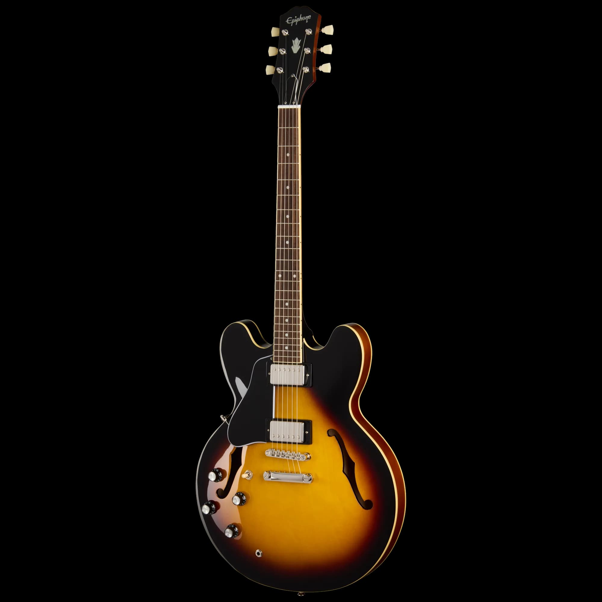 Epiphone ES-335, Left-Handed, Vintage Sunburst — photo 2