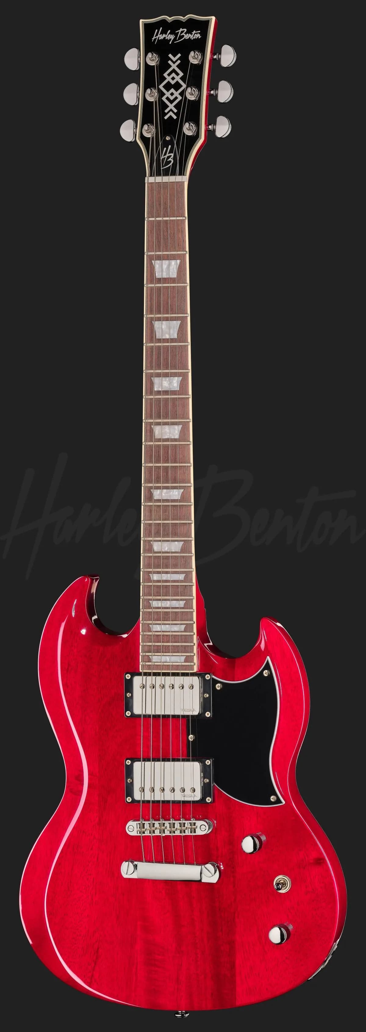 Harley Benton DC-Custom II Cherry — photo 2