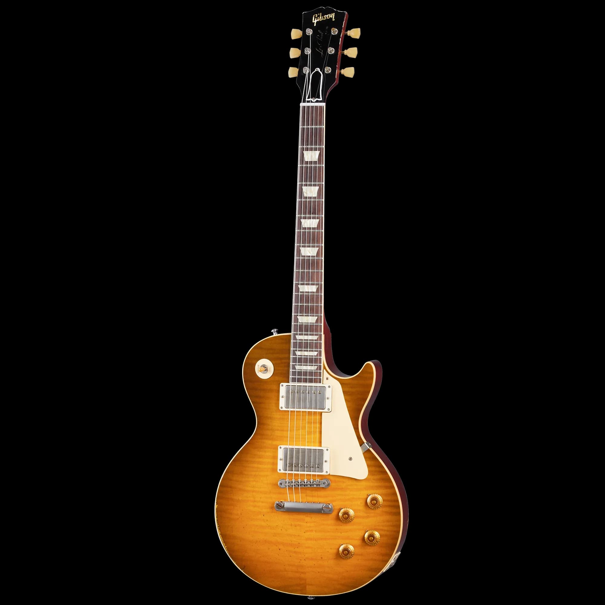Gibson 1959 Les Paul Standard Reissue, Heavy Aged, Golden Poppy Burst — photo 2