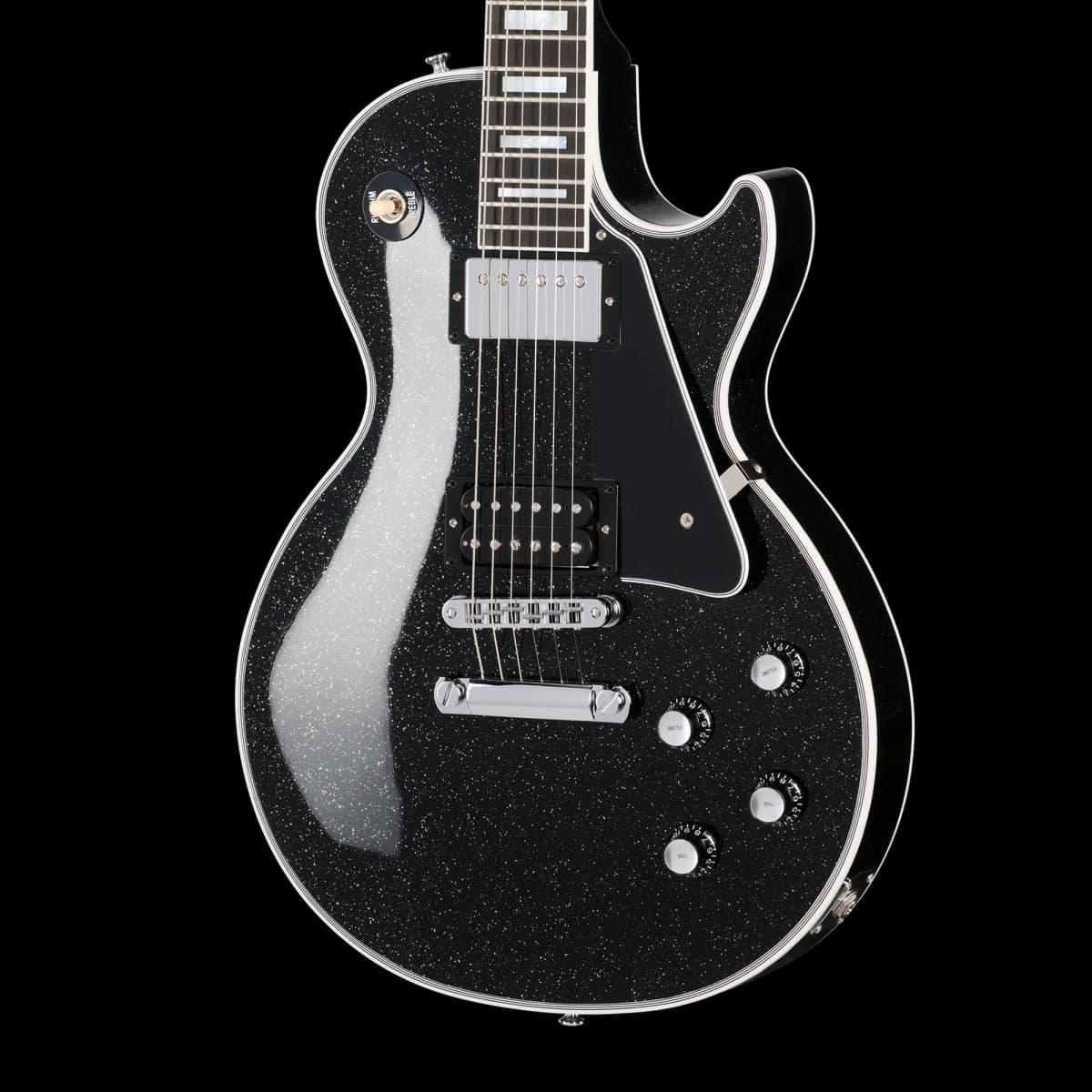 Gibson Les Paul Custom, Andromeda Black, Chrome Hardware