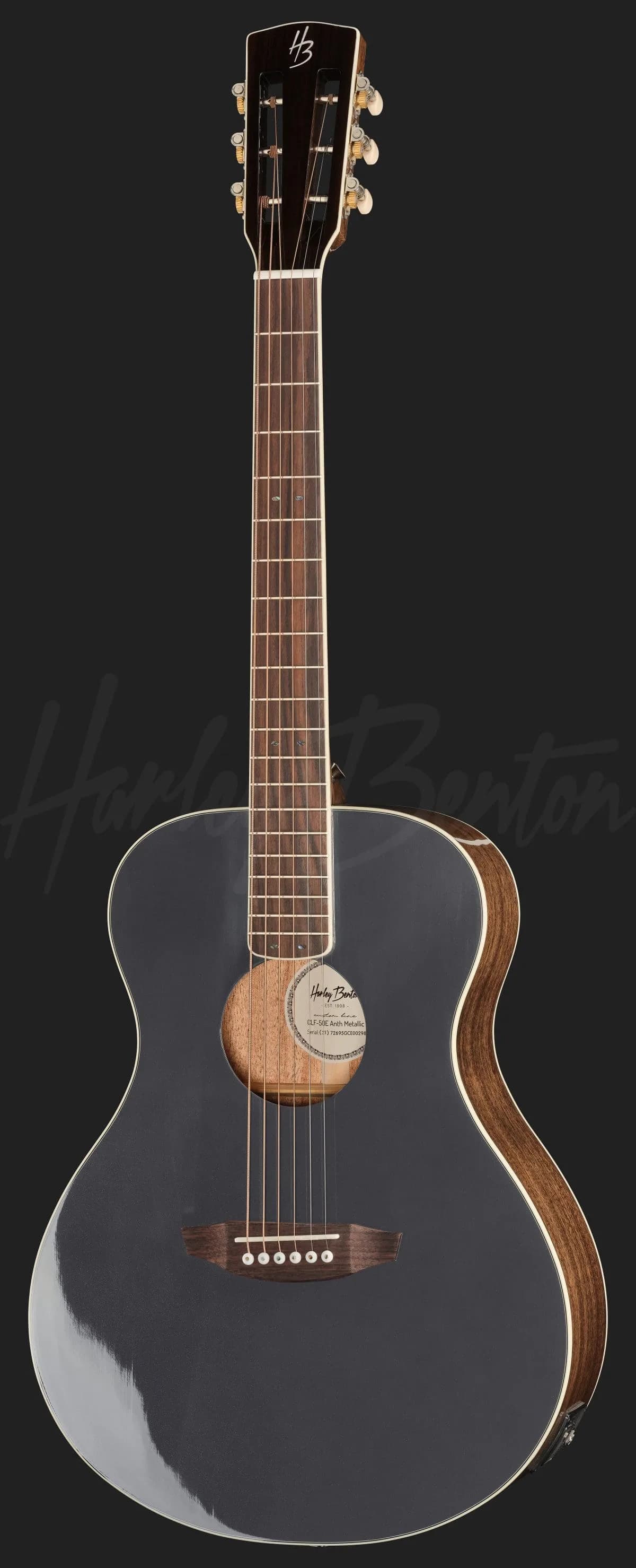 Harley Benton CLF-50E Anth Metallic — photo 2