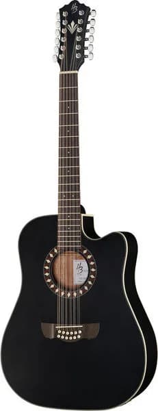 Harley Benton CLD-10SCE-12 BK