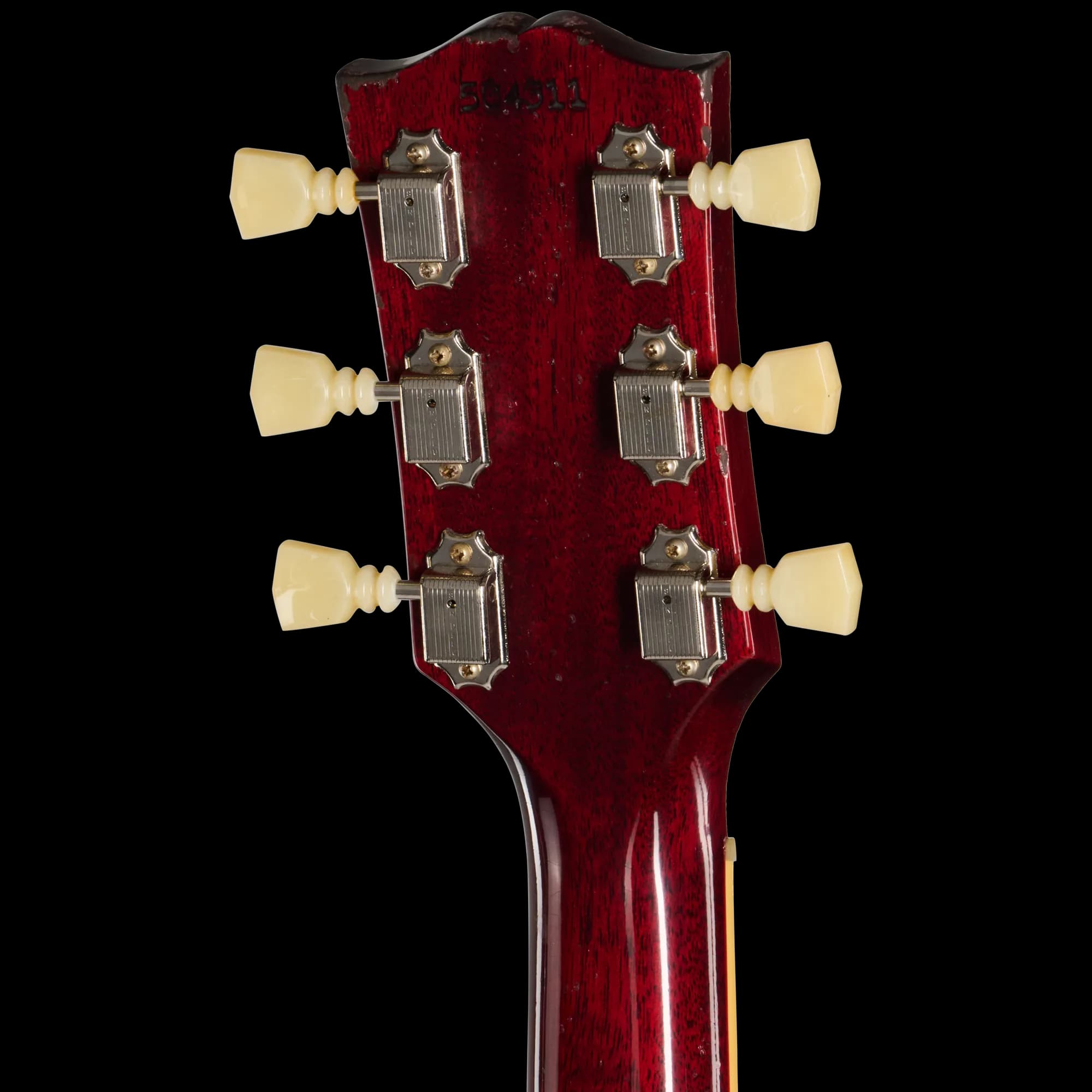Gibson 1961 Les Paul SG Standard Reissue with Figured Top, Light Aged, Lemon Burst — photo 6