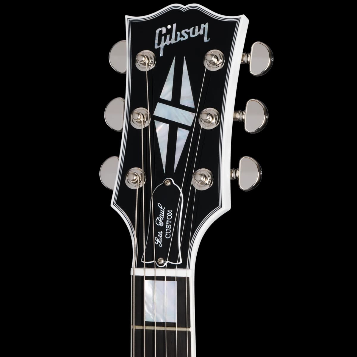 Gibson Les Paul Custom, Nickel Hardware, Alpine White, Exclusive — photo 5