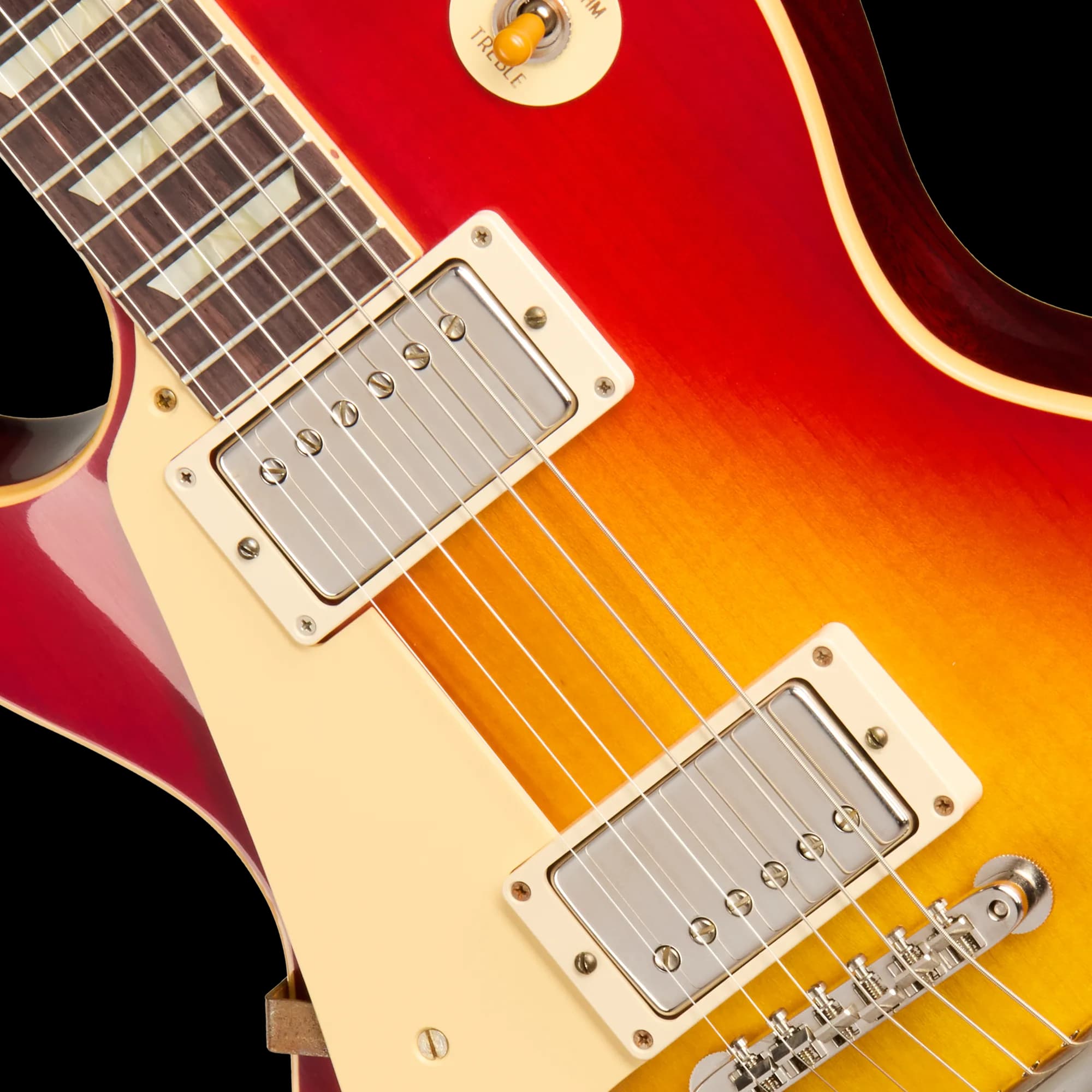 Gibson 1958 Les Paul Standard Reissue, Left-Handed, VOS, Washed Cherry Sunburst — photo 7