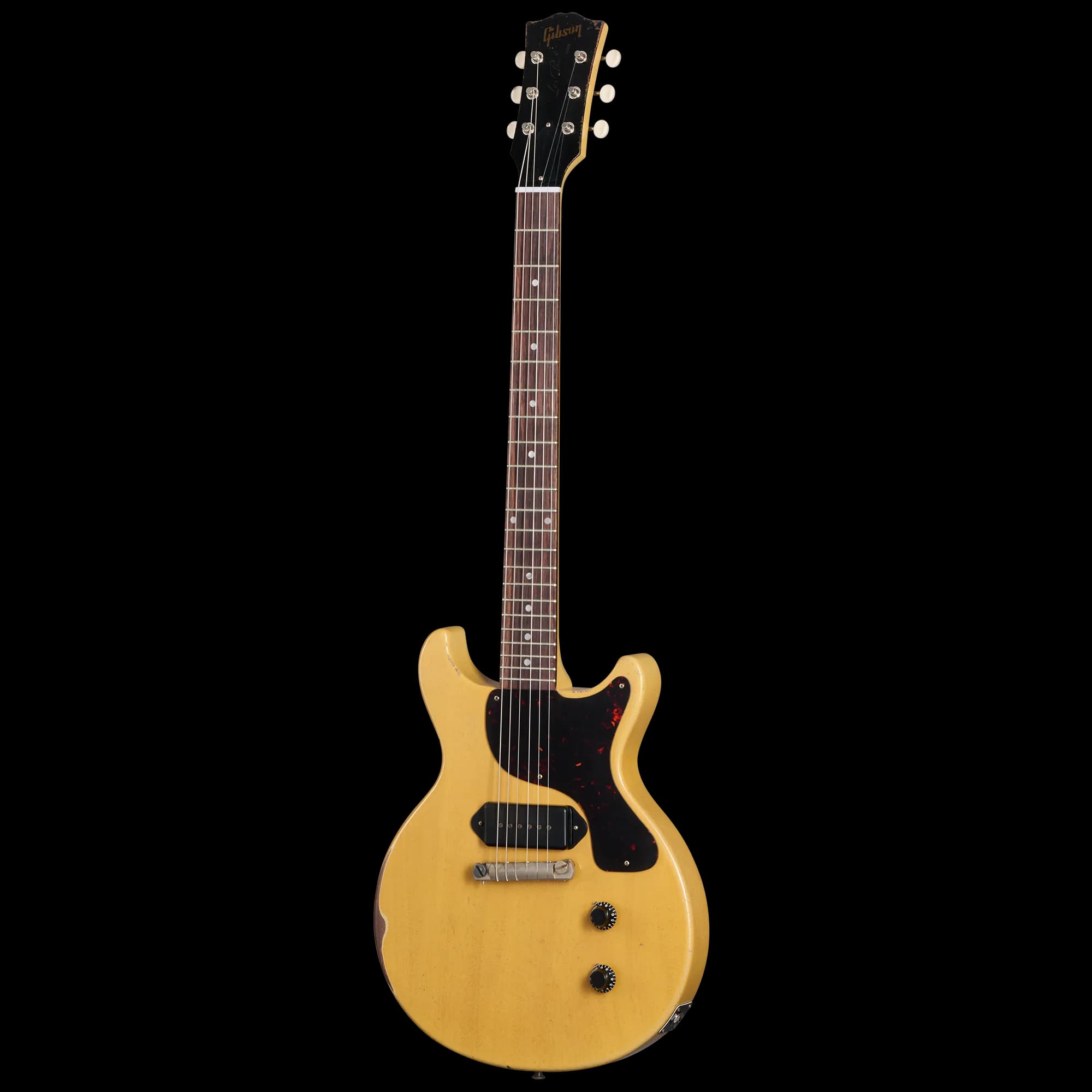 Gibson 1958 Les Paul Junior Double Cut, Heavy Aged, TV Yellow — photo 3
