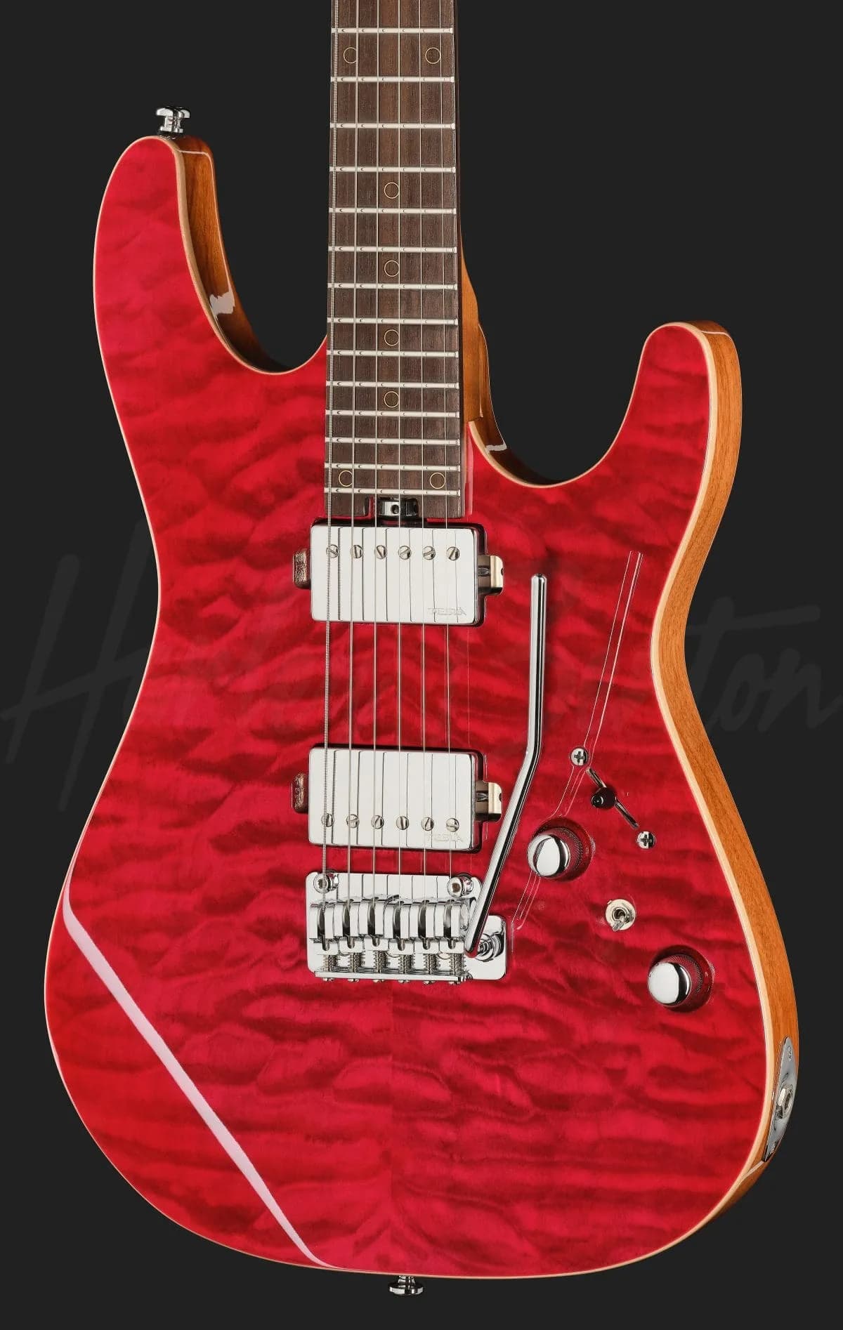 Harley Benton Fusion-IV HH RW QRG — photo 4