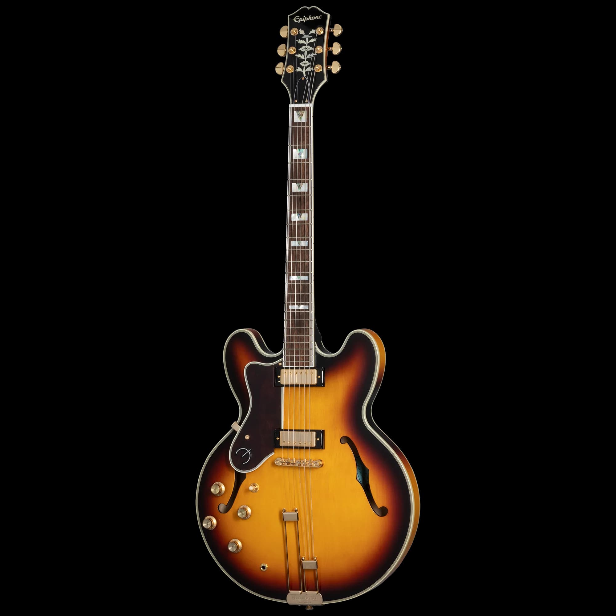 Epiphone Sheraton, Left-Handed, Vintage Sunburst — photo 3