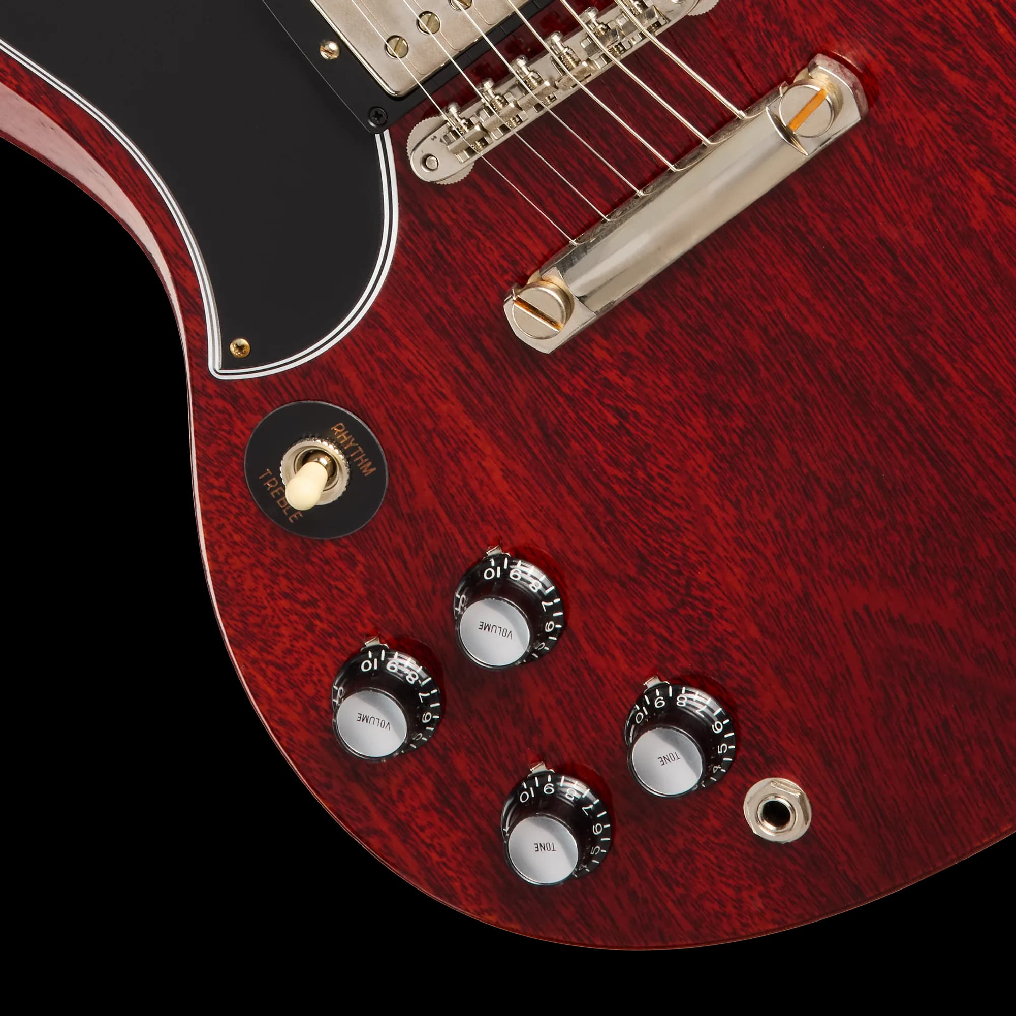Gibson 1961 Les Paul SG Standard Stop Bar, Left-Handed, Cherry Red — photo 7