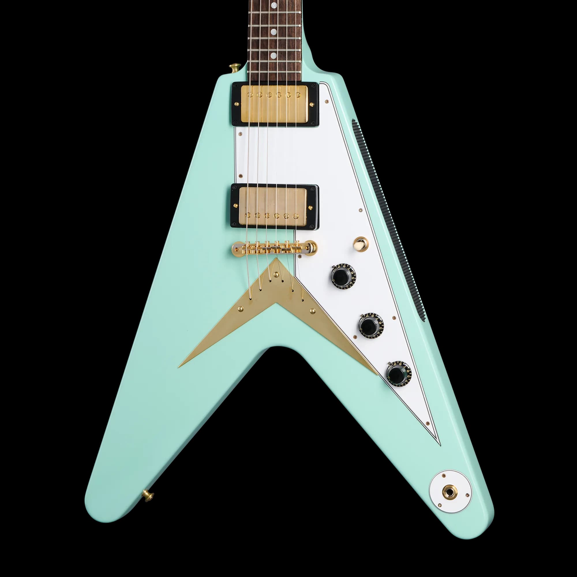 Gibson 1958 Korina Flying V Reissue, Kerry Green VOS