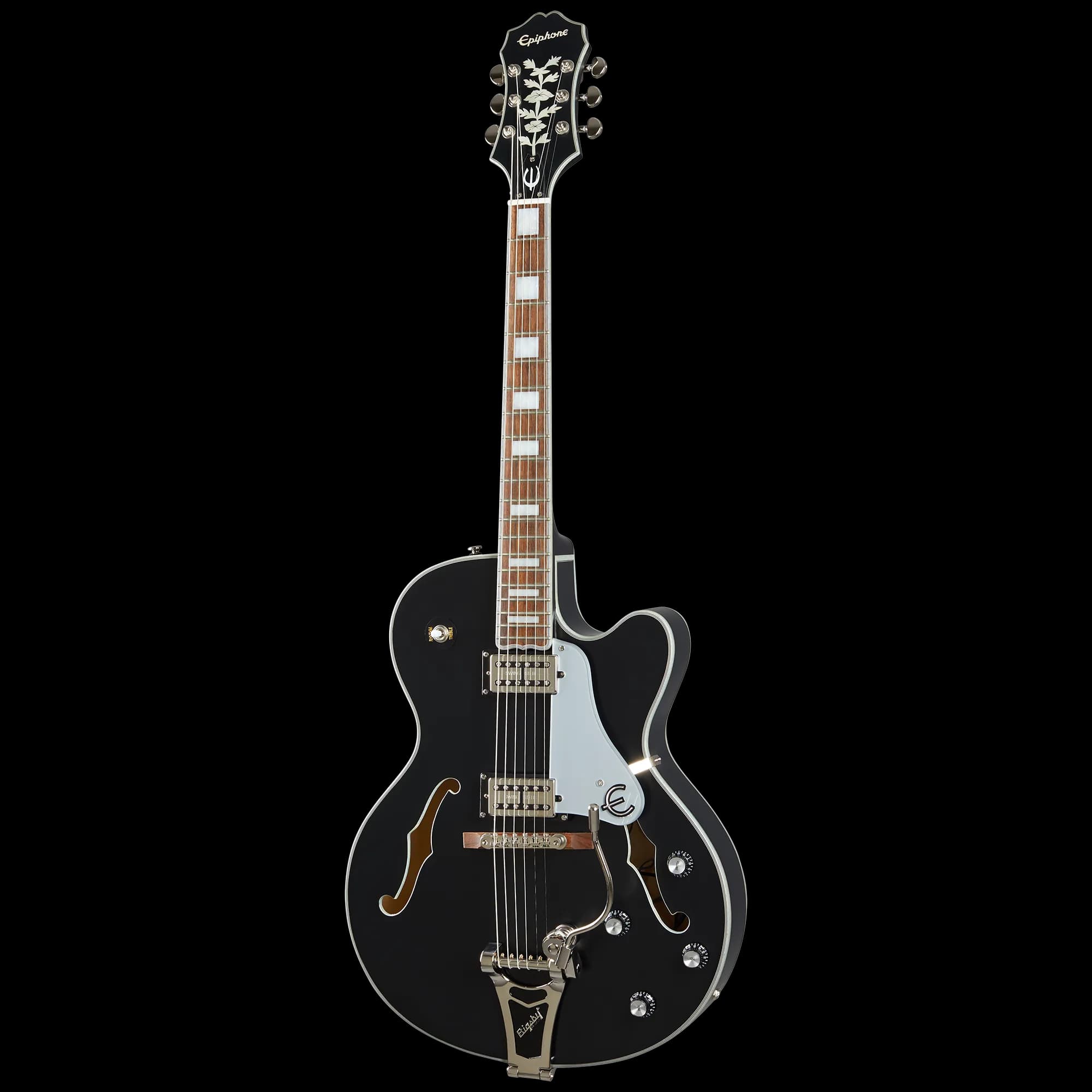 Epiphone Emperor Swingster, Black Aged Gloss — photo 3
