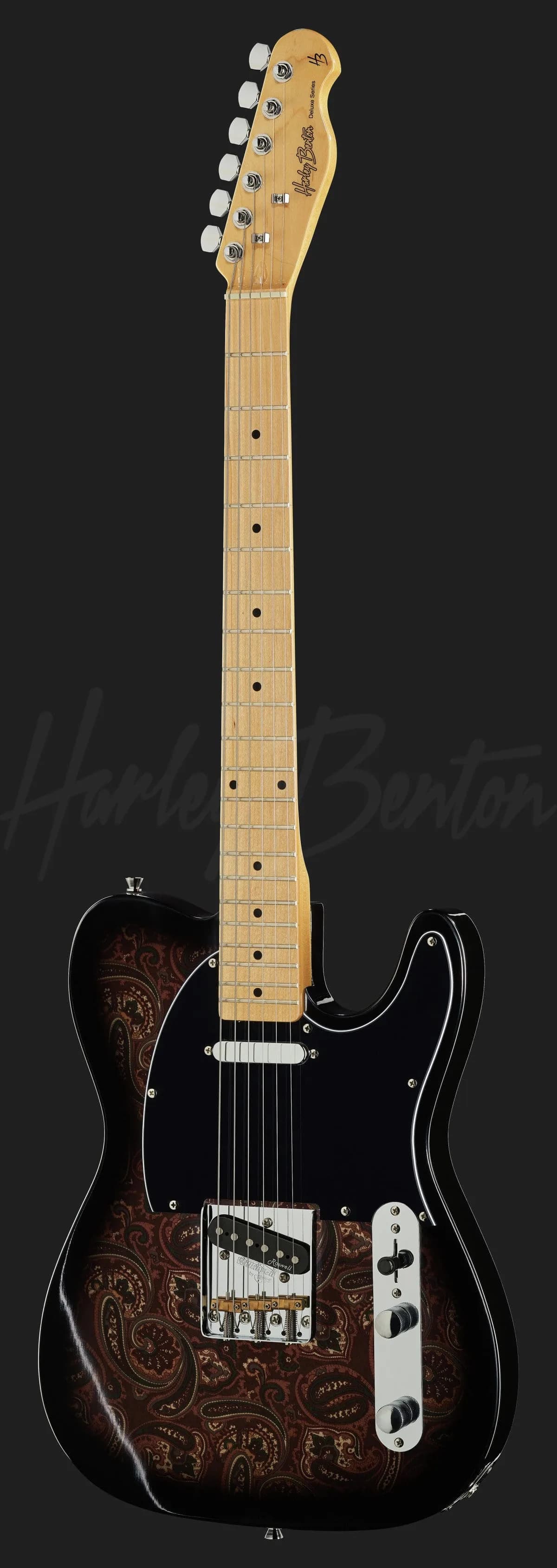 Harley Benton TE-70 Black Paisly — photo 2