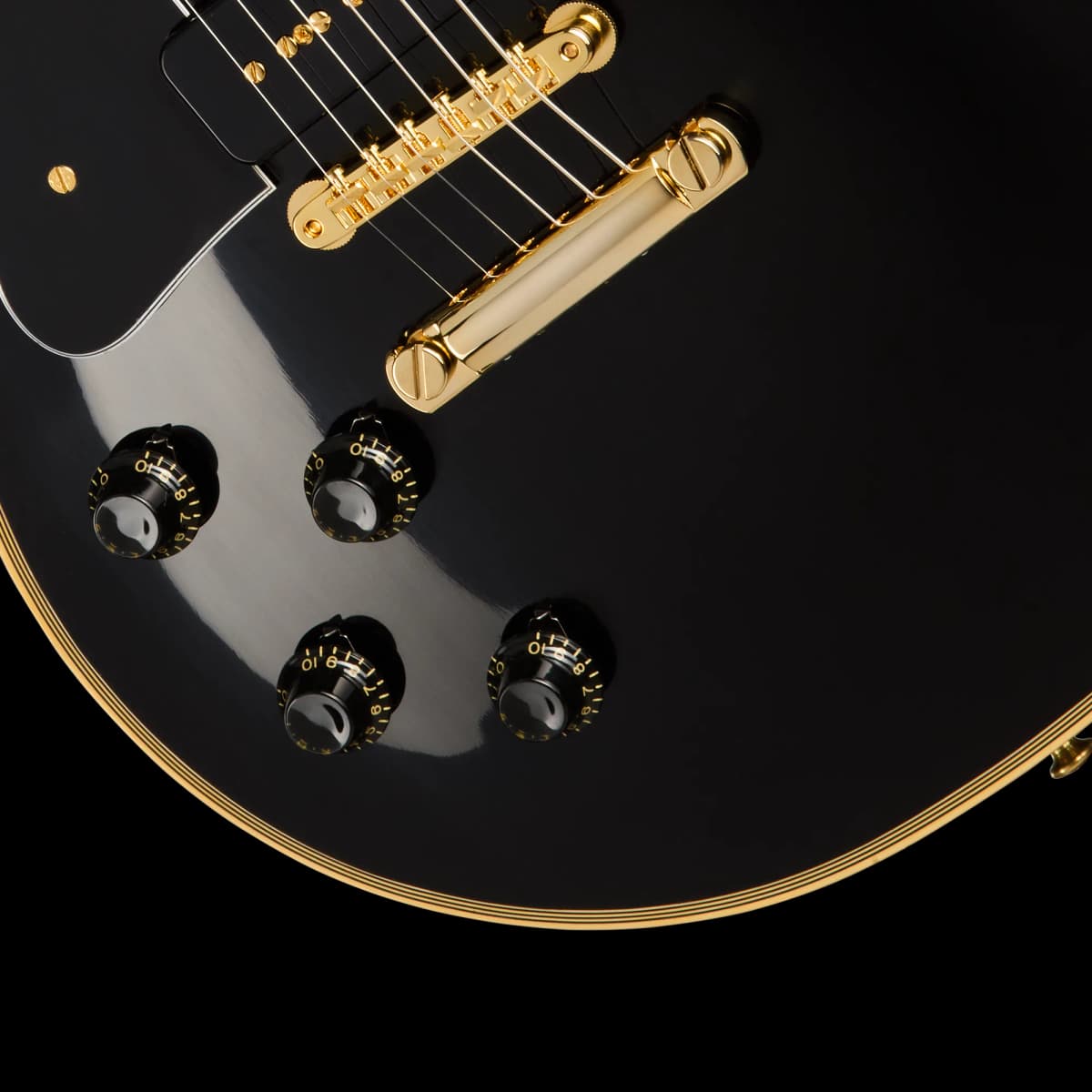 Gibson 1954 Les Paul Custom Reissue, Left-Handed, VOS, Ebony — photo 8