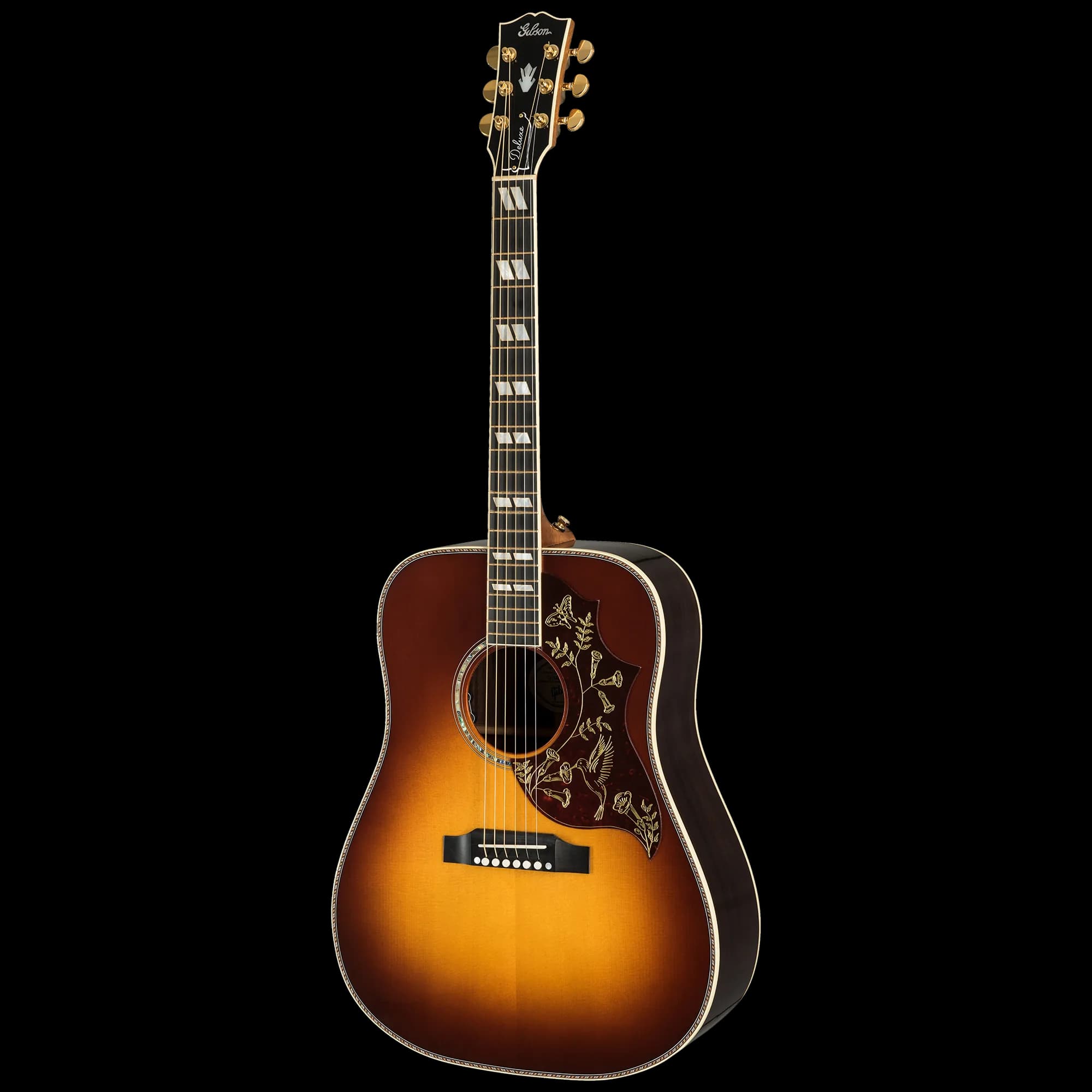 Gibson Hummingbird Deluxe Rosewood, Left-Handed, Rosewood Burst — photo 3