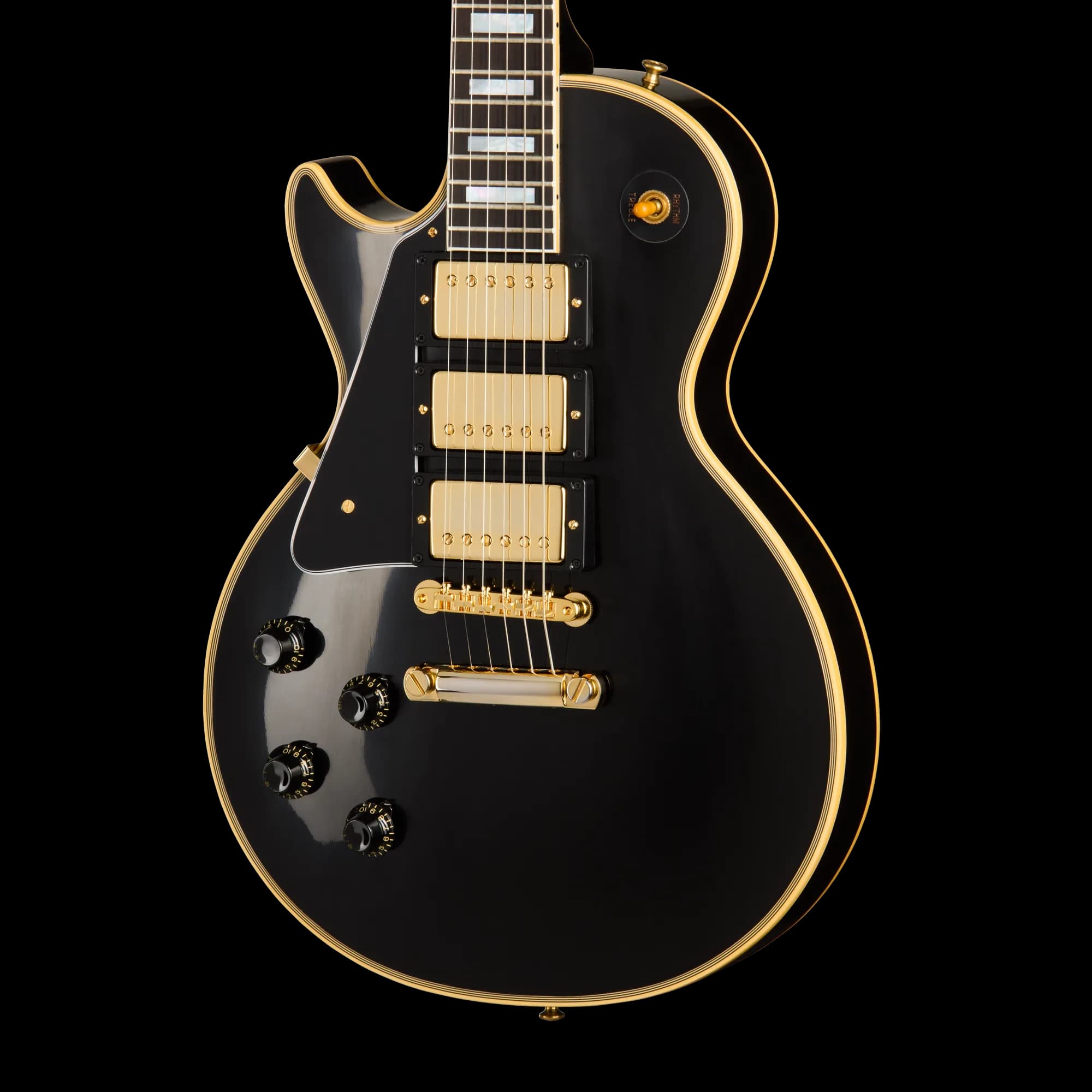 Gibson 1957 Les Paul Custom Reissue 3-Pickup, Left-Handed, Ebony