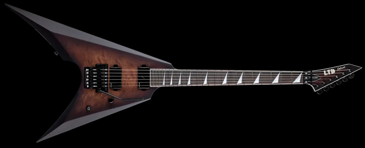 ESP ARROW-1000 Dark Brown Sunburst Satin