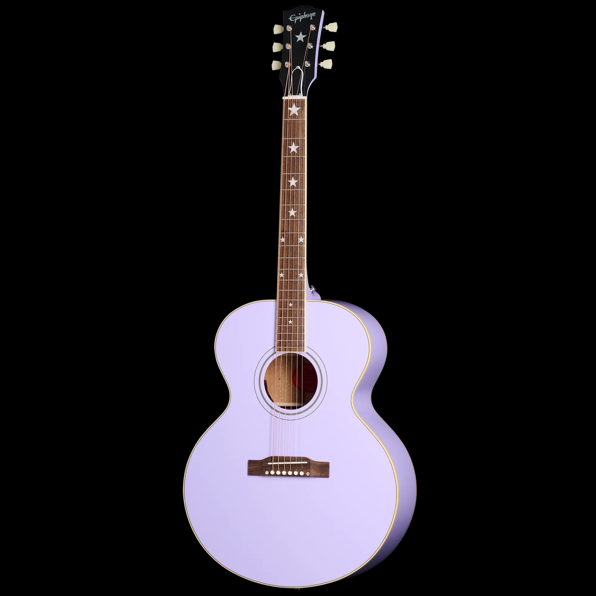 Epiphone IGC J-180 LS, Lavender, Exclusive — photo 3