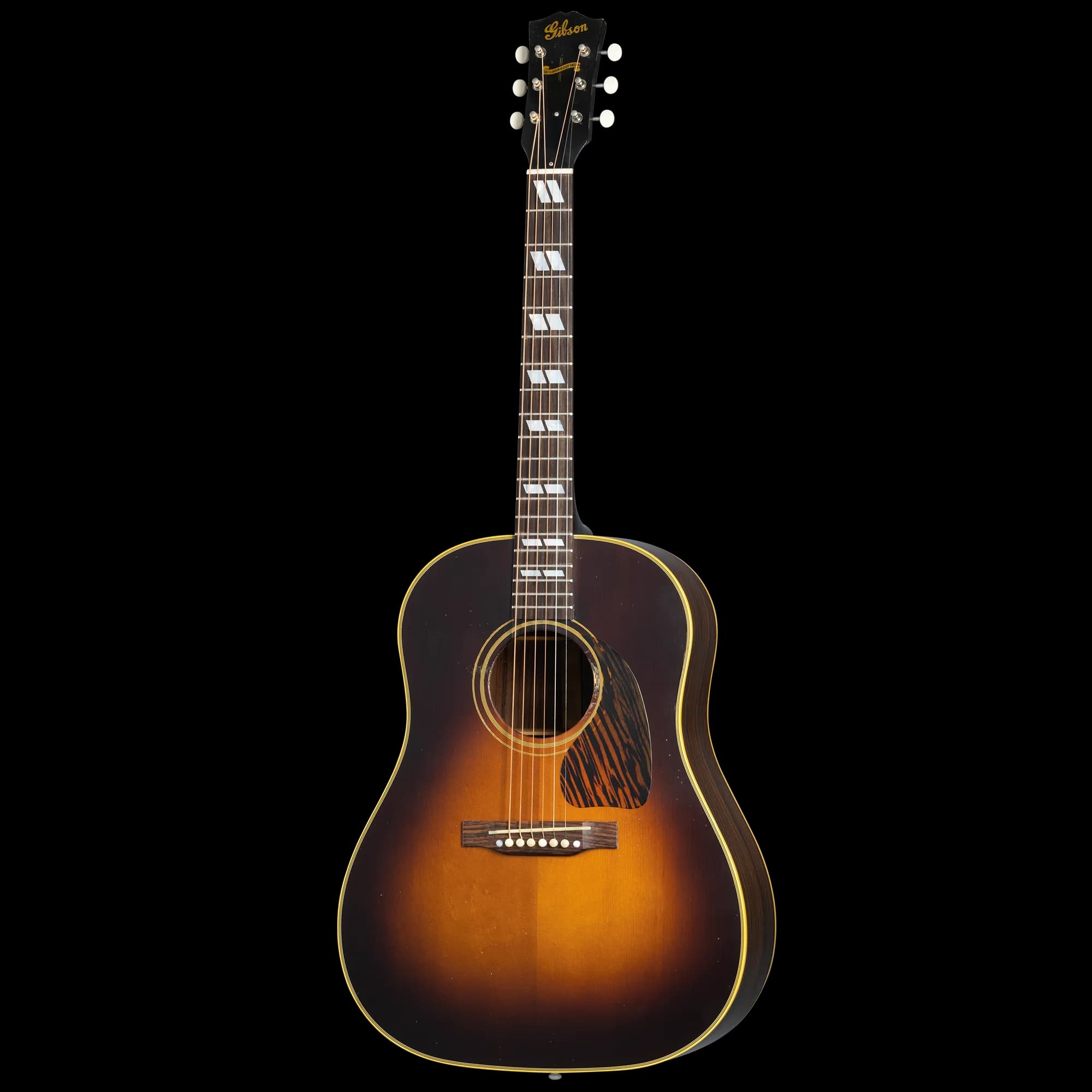 Gibson 1942 Banner Southern Jumbo Reissue, Light Aged, Vintage Sunburst — photo 3