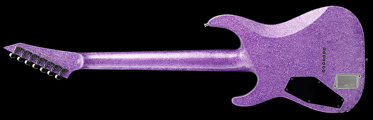 ESP E-II Horizon NT-7B Hipshot PURPLE SPARKLE — photo 2