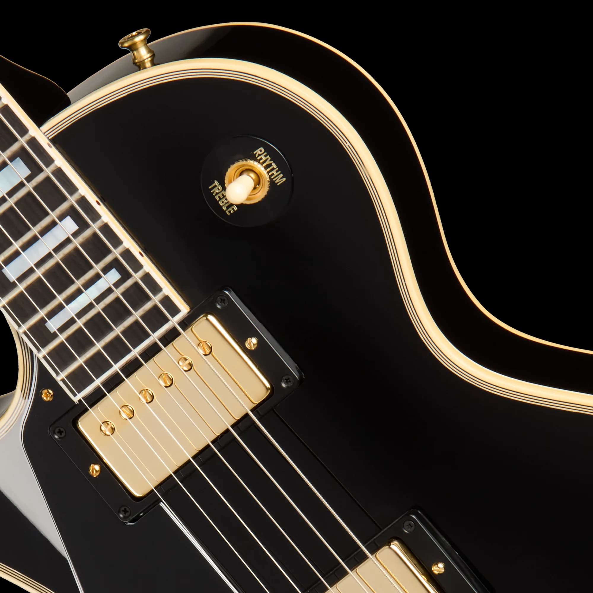 Gibson 1968 Les Paul Custom Reissue, Left-Handed, Gloss, Ebony — photo 7