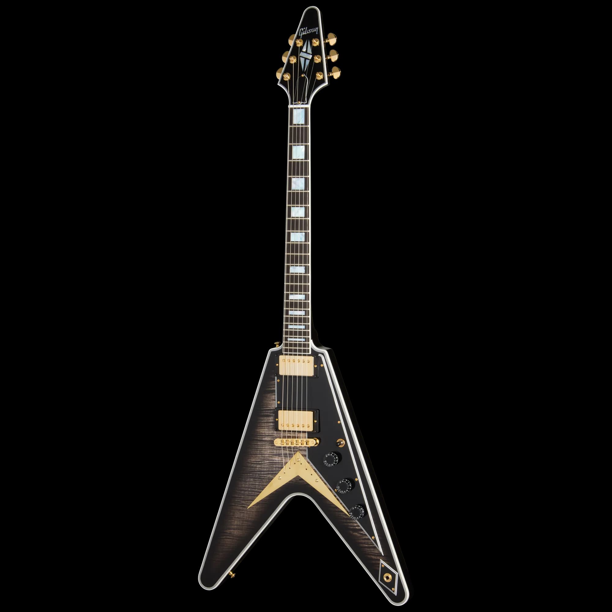 Gibson Flying V Custom Figured Top, VOS, Cobra Burst — photo 3
