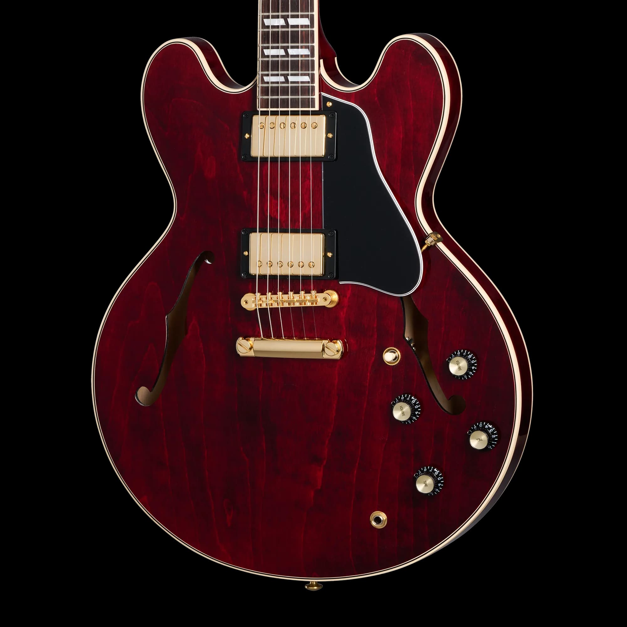 Gibson ES-345 Gold Hardware, Wine Red, Exclusive