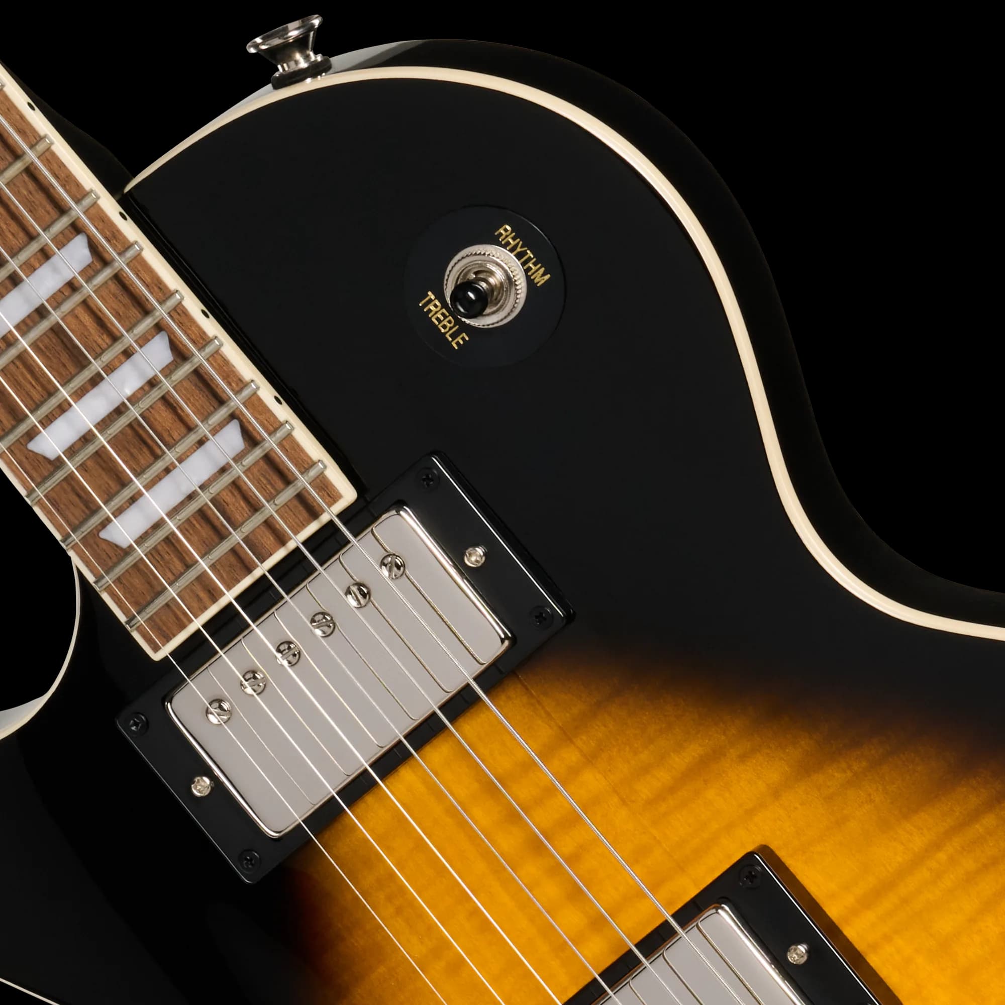 Epiphone Les Paul Tribute Plus, Left-Handed, Vintage Sunburst — photo 7