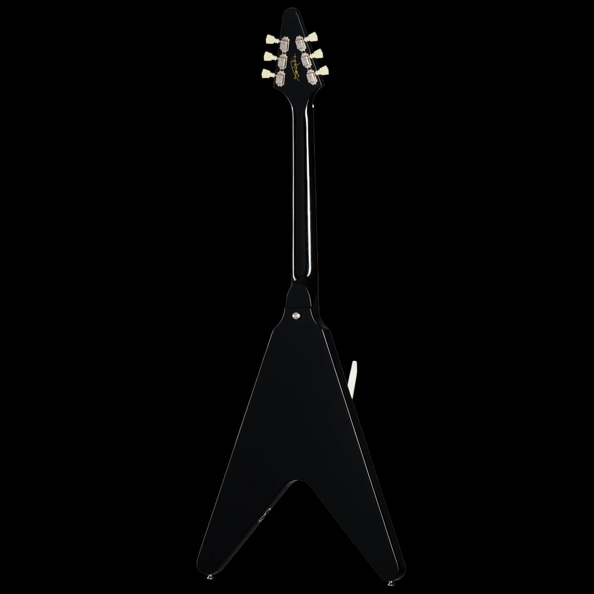 Epiphone Inspired by Gibson Custom Jimi Hendrix™ "Love Drops" Flying V, Left-Handed, Ebony — photo 4