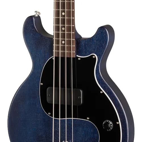 Gibson Les Paul Junior Tribute DC Bass, Blue Stain — photo 4