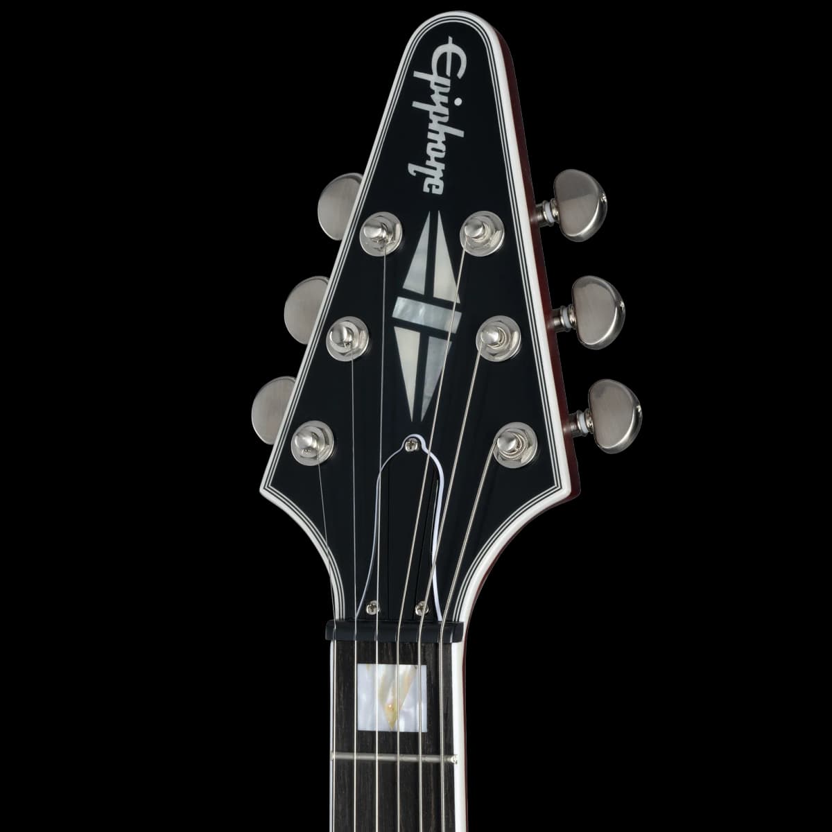 Epiphone Flying V Prophecy, Left-Handed, Aged Bengal Tiger Burst, Exclusive — photo 5