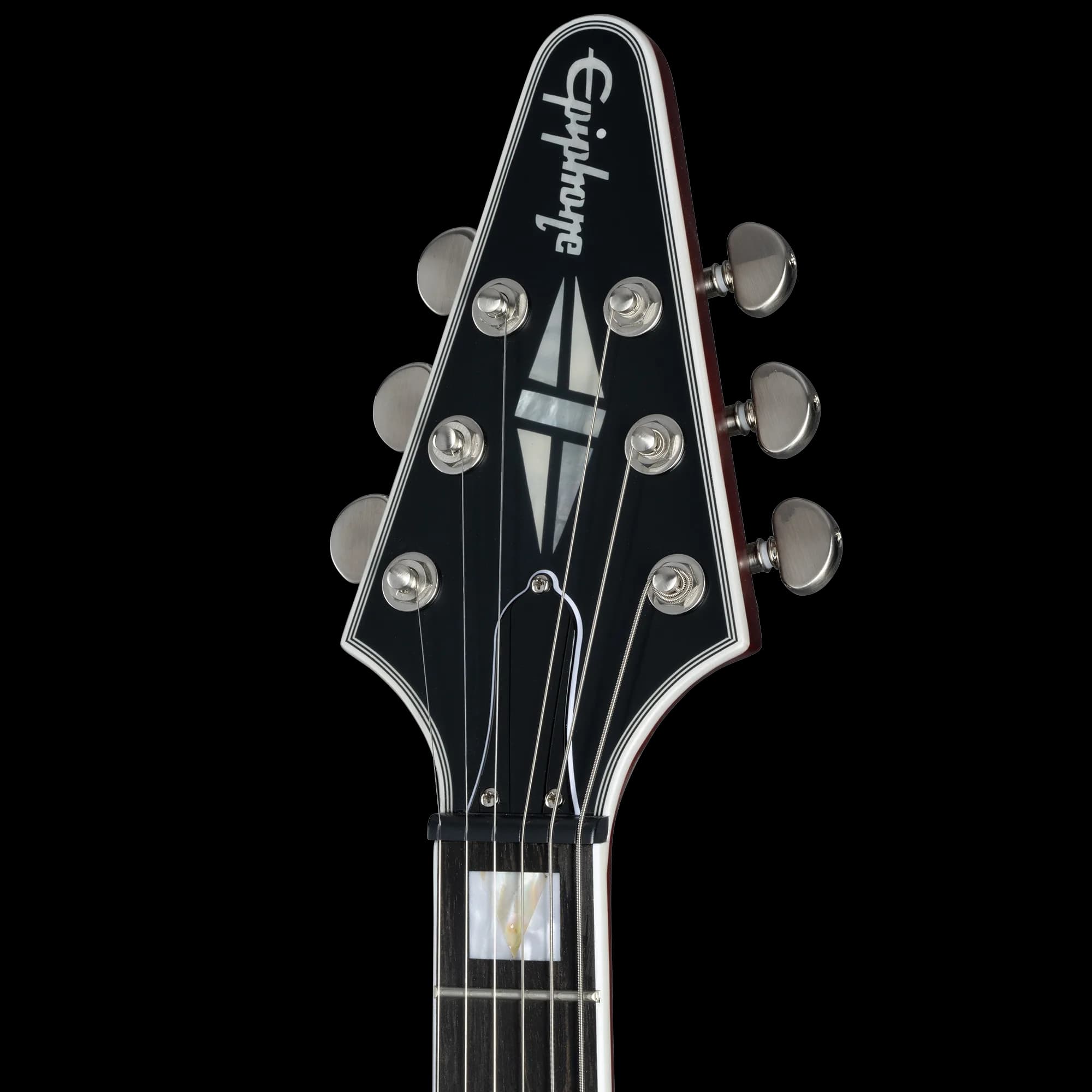 Epiphone Flying V Prophecy, Left-Handed, Aged Bengal Tiger Burst, Exclusive — photo 5
