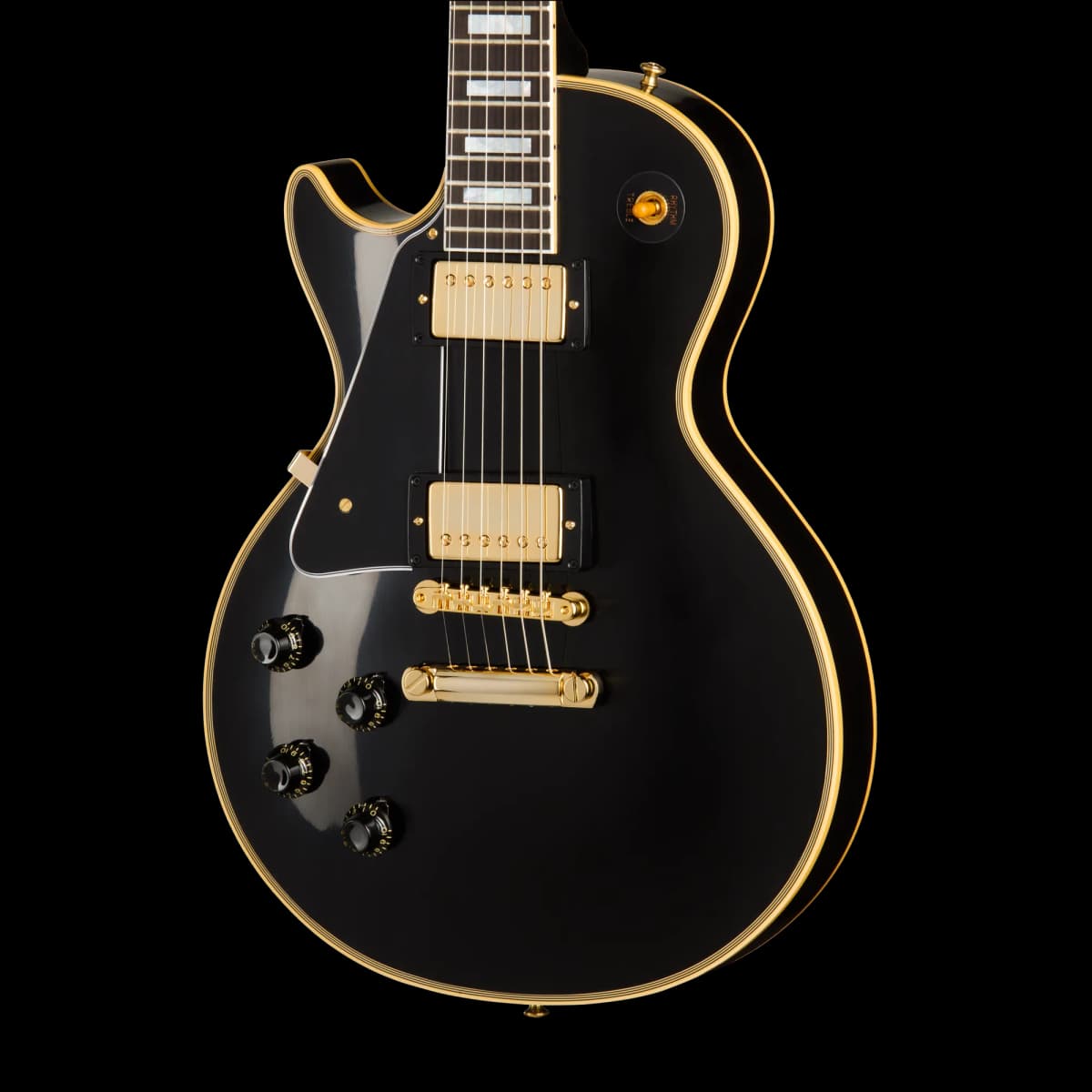Gibson 1957 Les Paul Custom Reissue 2-Pickup, Left-Handed, VOS, Ebony