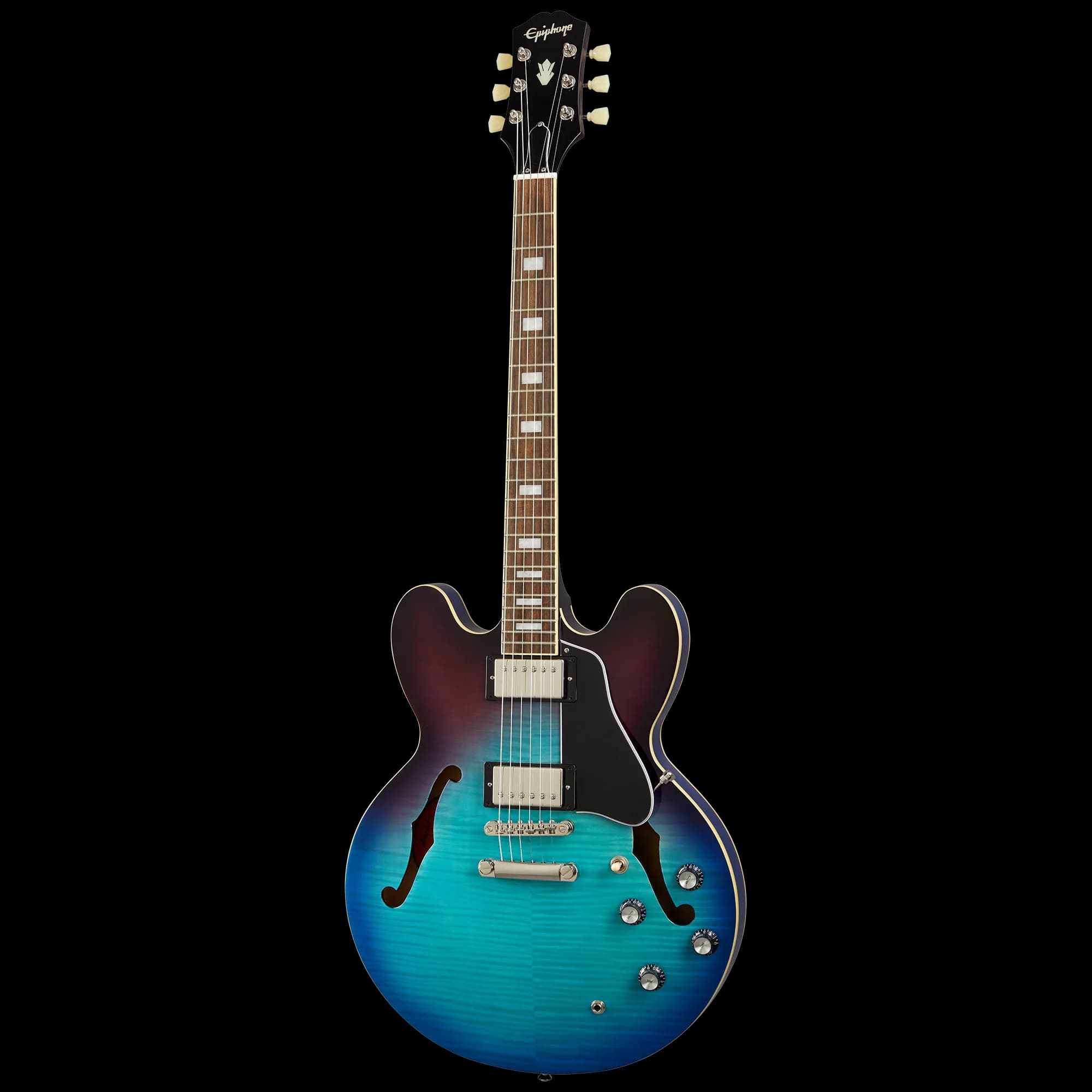 Epiphone ES-335 Figured, Blueberry Burst — photo 3