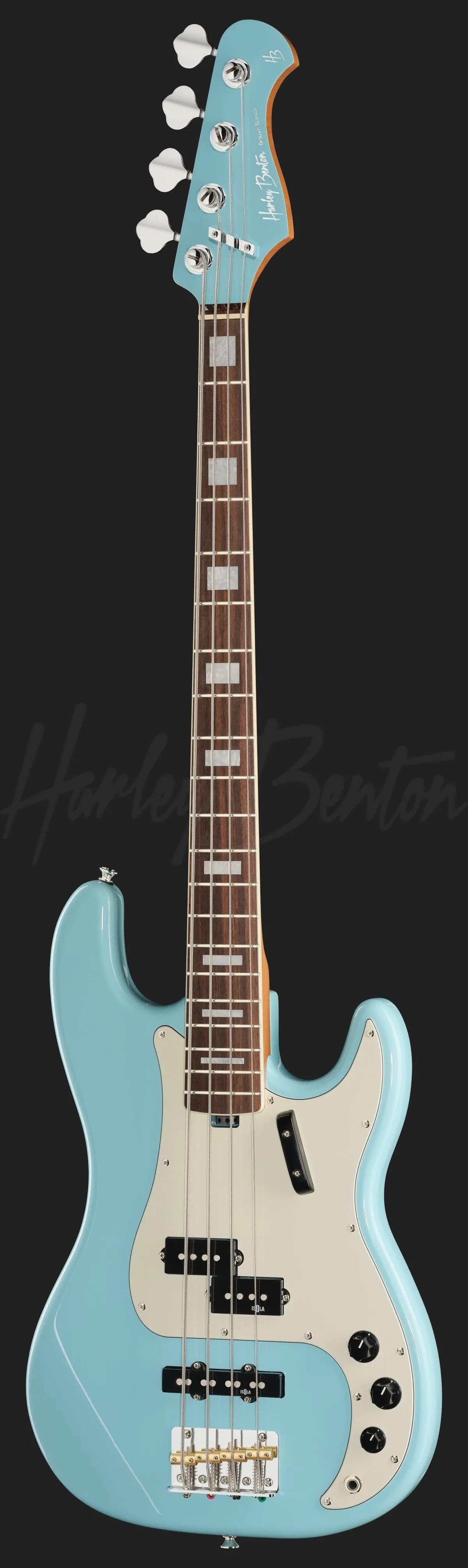 Harley Benton MV-4PJ Daphne Blue — photo 2