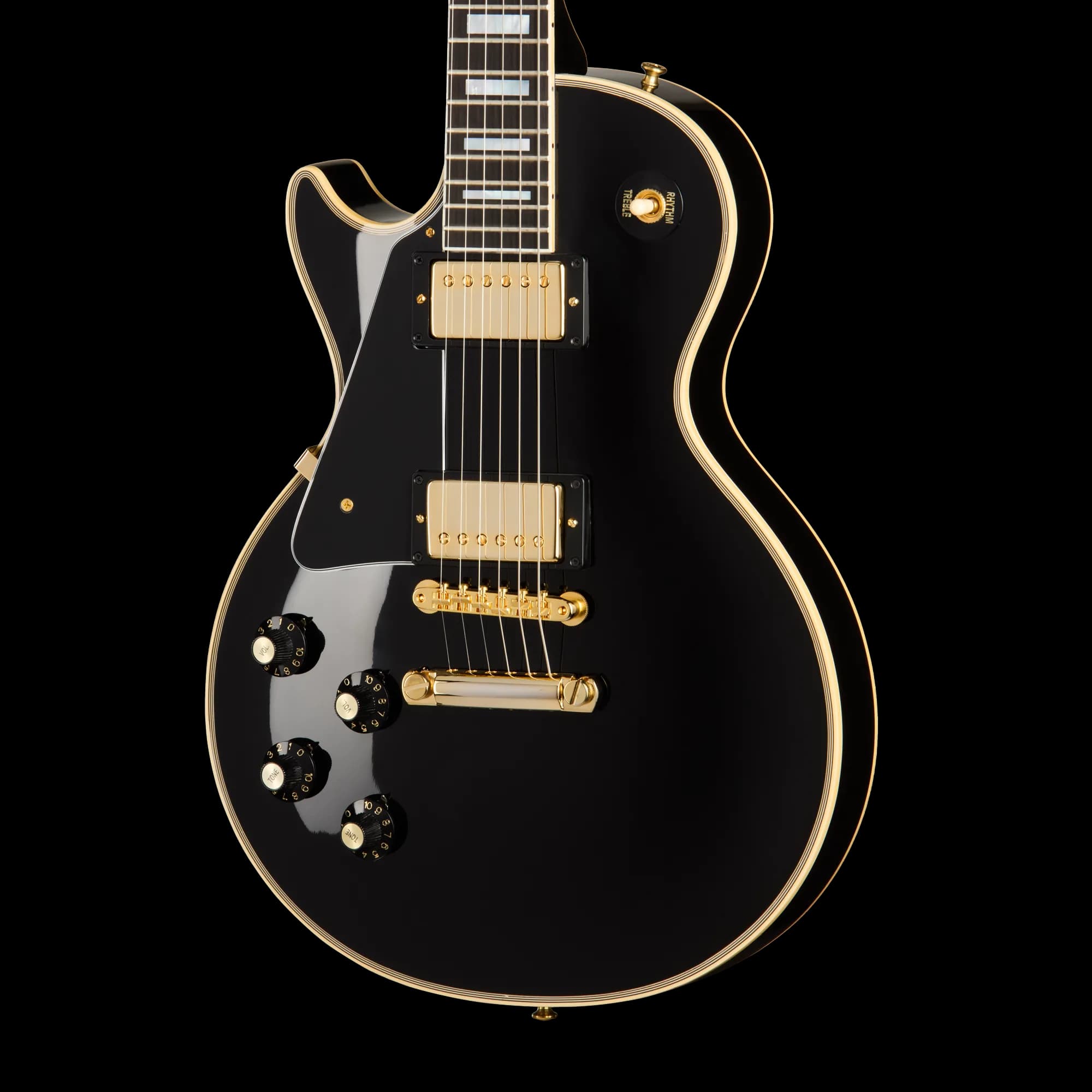Gibson 1968 Les Paul Custom Reissue, Left-Handed, Gloss, Ebony