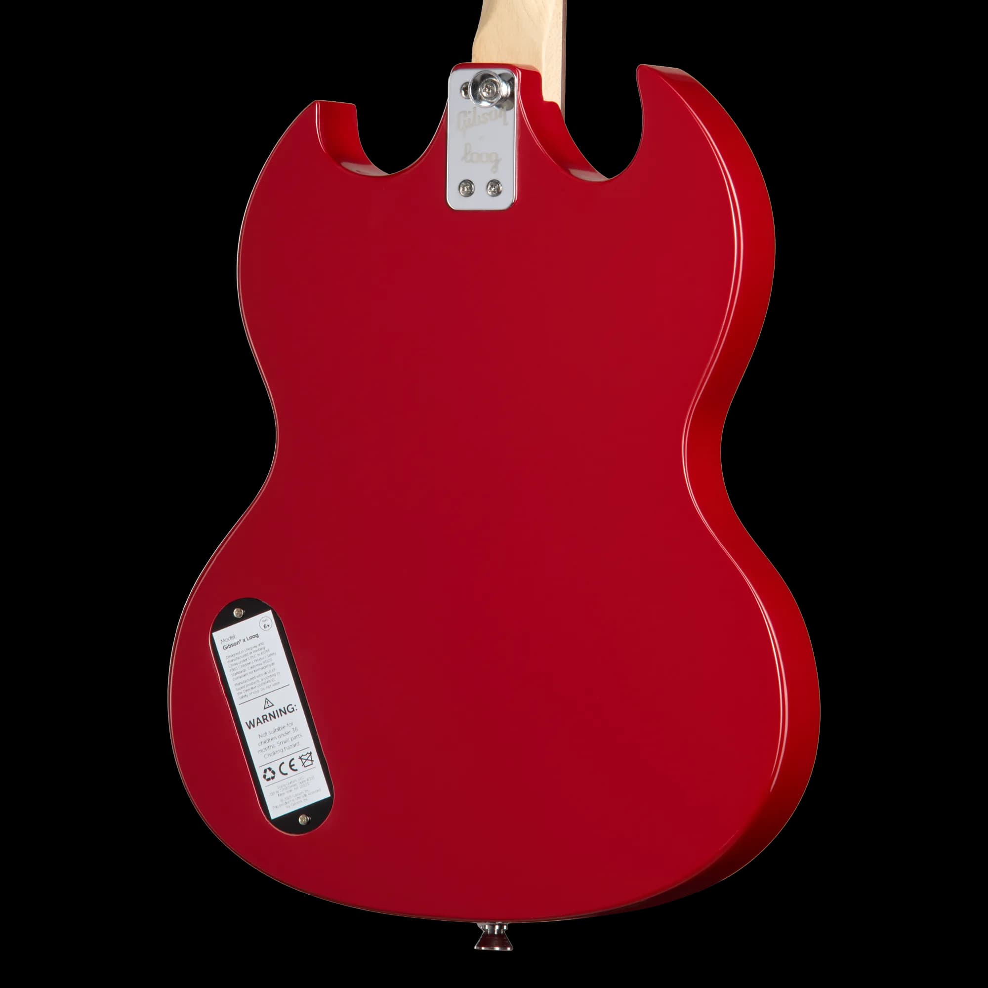 Gibson x Loog 3-String SG, Cardinal Red — photo 2