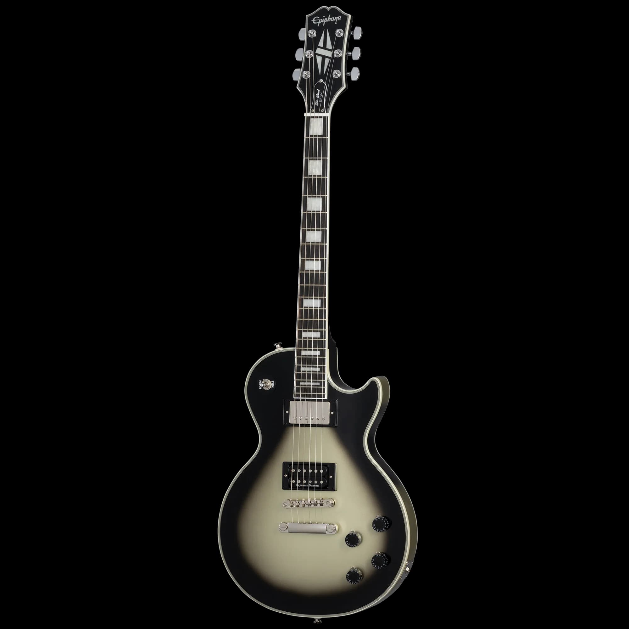Epiphone Adam Jones Les Paul Custom Art Collection: Korin Faught’s “Sensation”, Antique Silverburst — photo 3