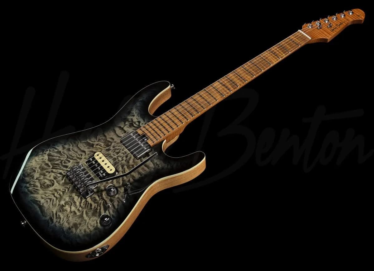 Harley Benton Fusion-IV HH MN QBLB — photo 8