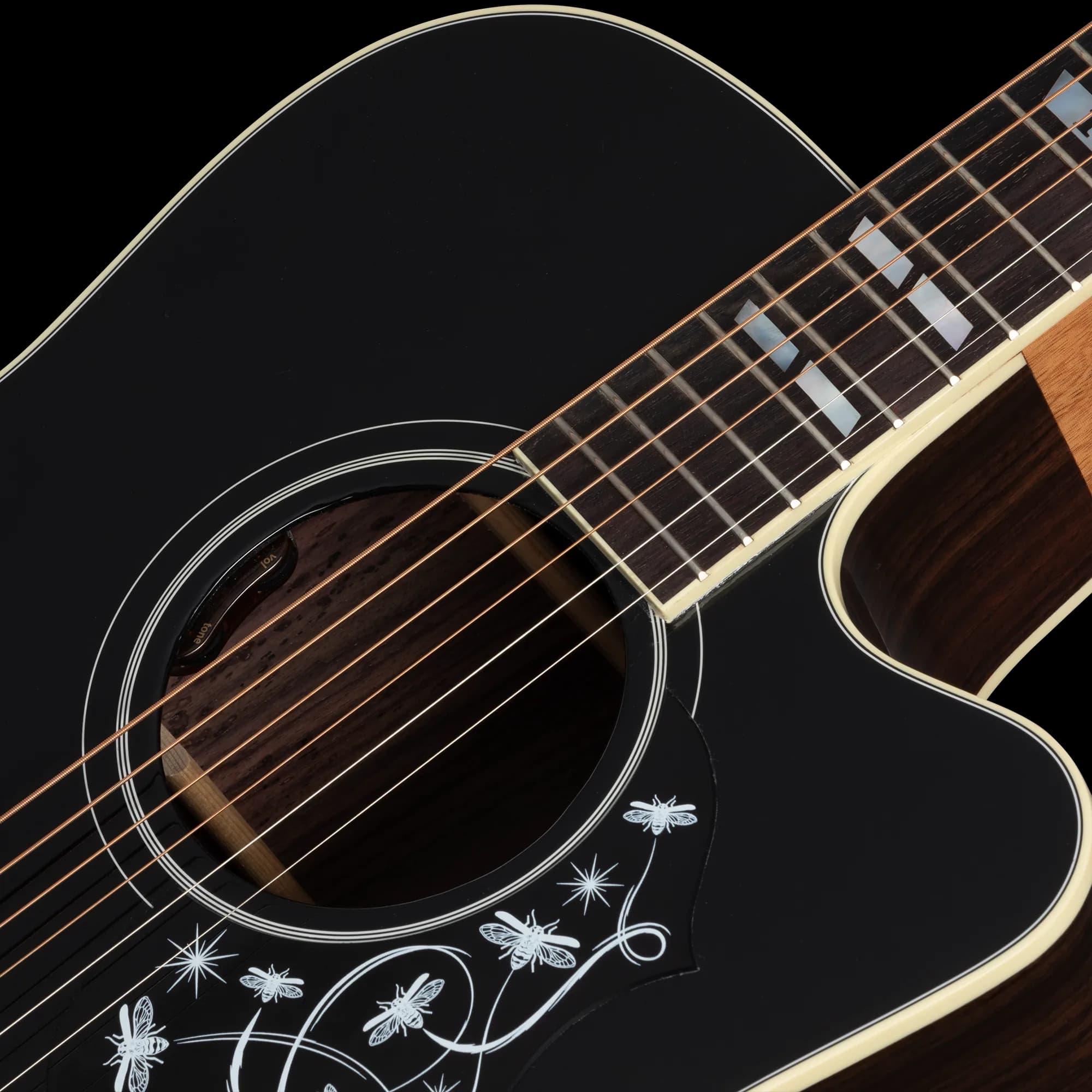 Gibson Jerry Cantrell "Fire Devil" Songwriter, Ebony — photo 8