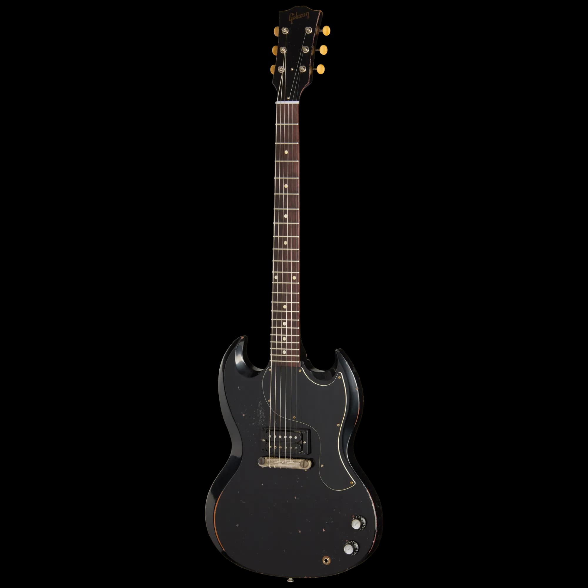 Gibson 1963 SG Junior Reissue, Heavy Aged, Ebony — photo 2
