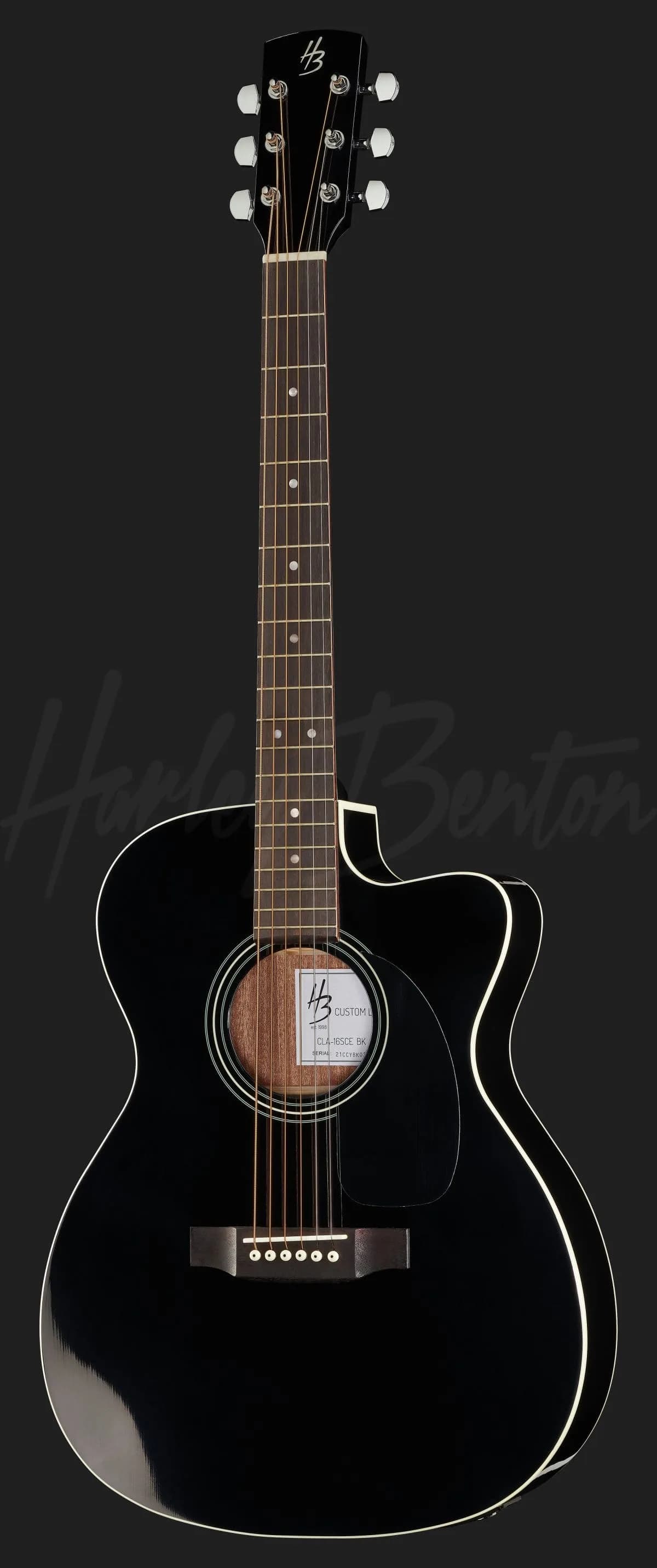 Harley Benton CLA-16SCE BK — photo 2