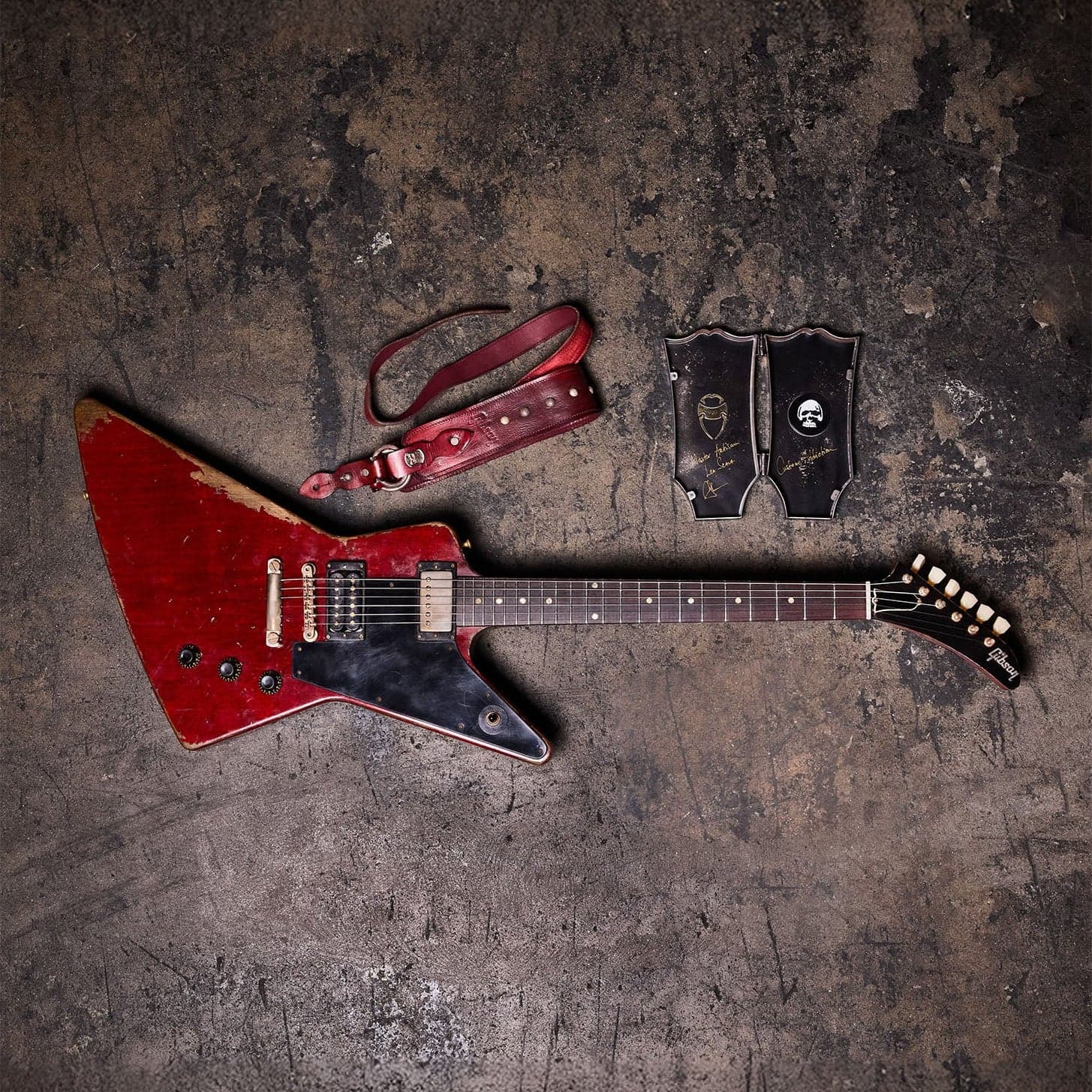 Gibson Leo Scala Custom Addiction Explorer, Dark Cherry — photo 8