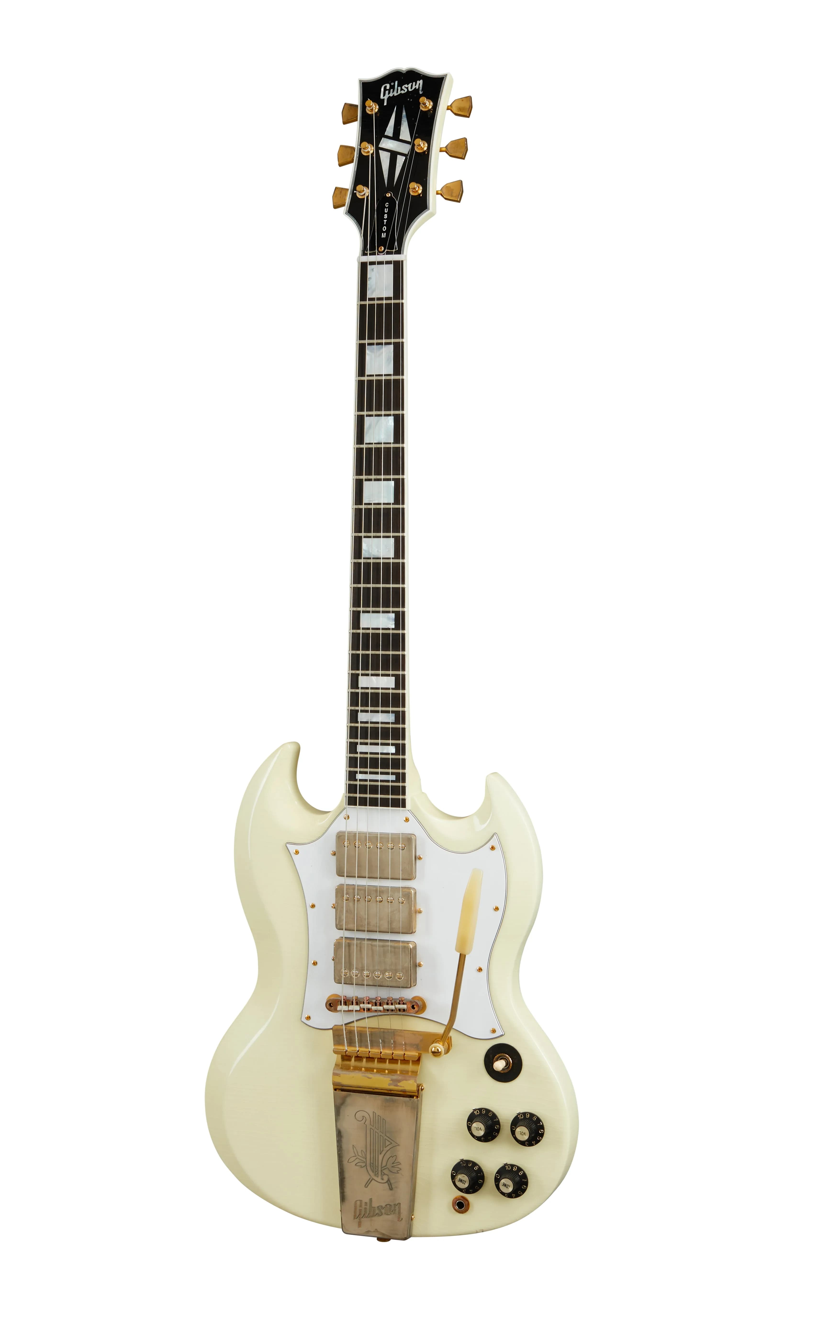 Gibson Jimi Hendrix 1967 SG Custom, Aged Polaris White