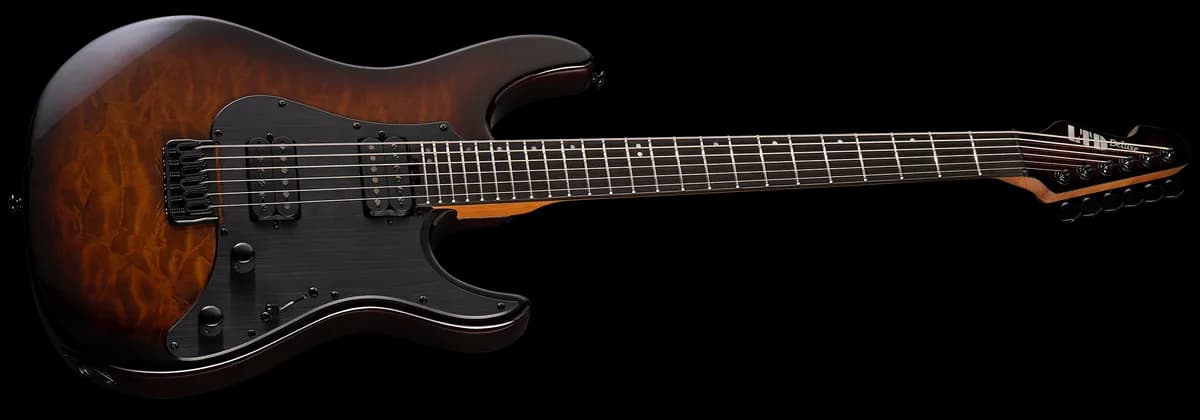 ESP SN-1000HT Dark Brown Sunburst — photo 3