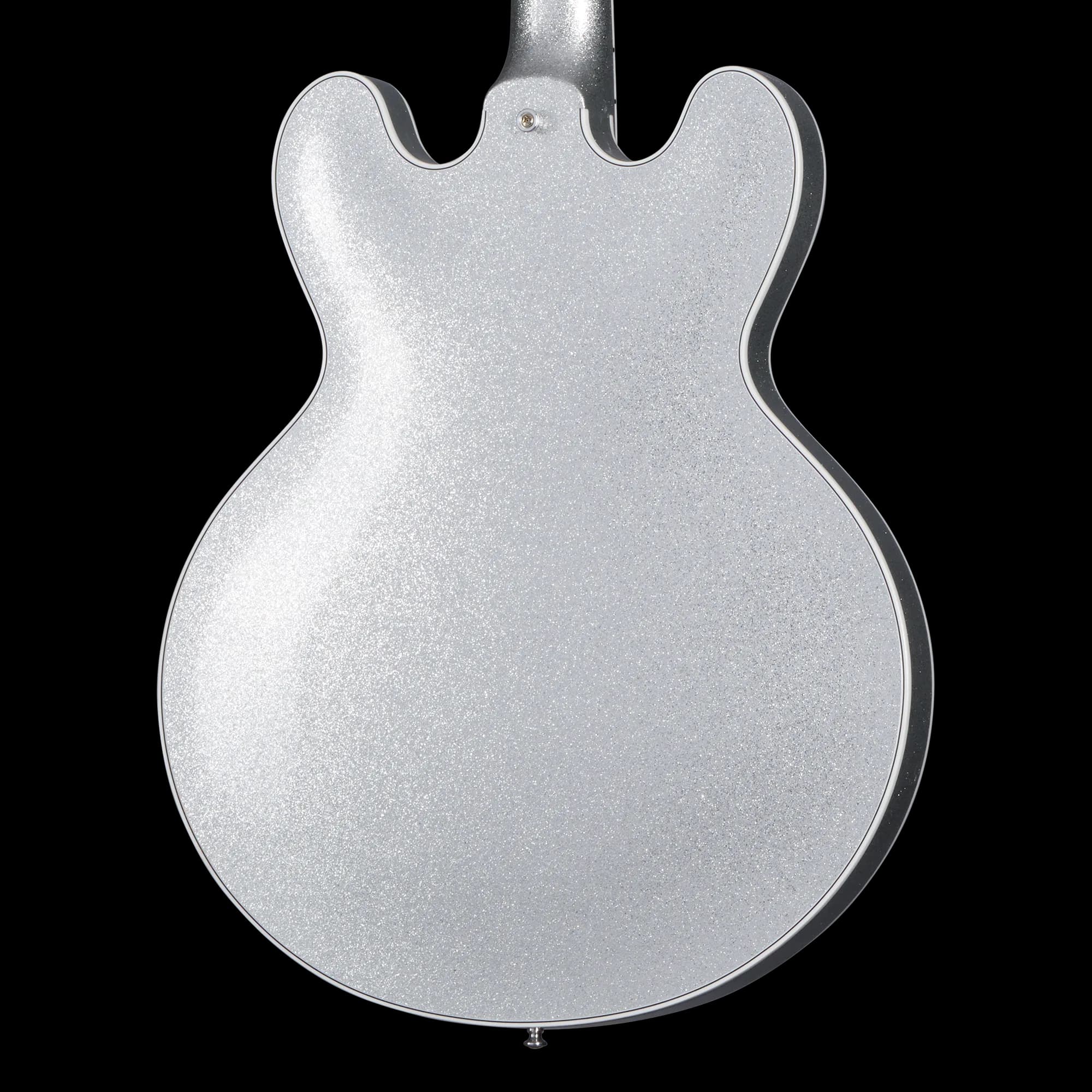 Gibson 1959 ES-355 Reissue with Diamond F-Holes, Gloss, Silver Sparkle