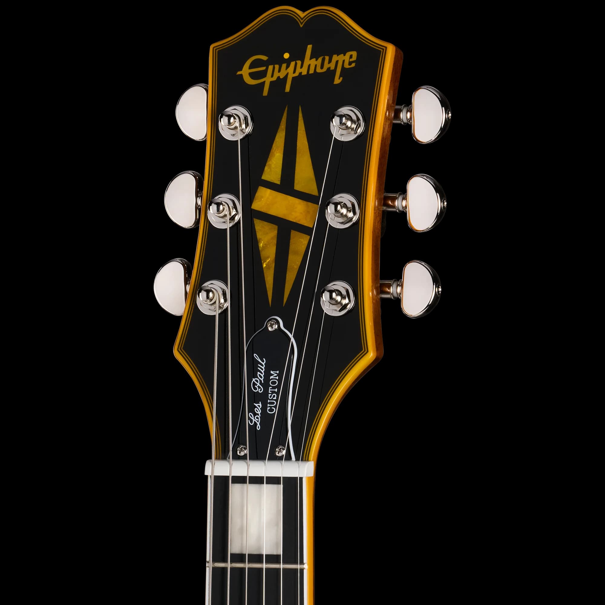 Epiphone Les Paul Custom Widow, Yellow Burst, Exclusive — photo 5