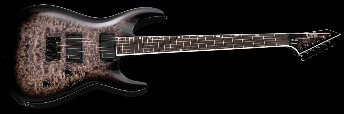 ESP MH-400HT Qm See Thru Black Sunburst — photo 3