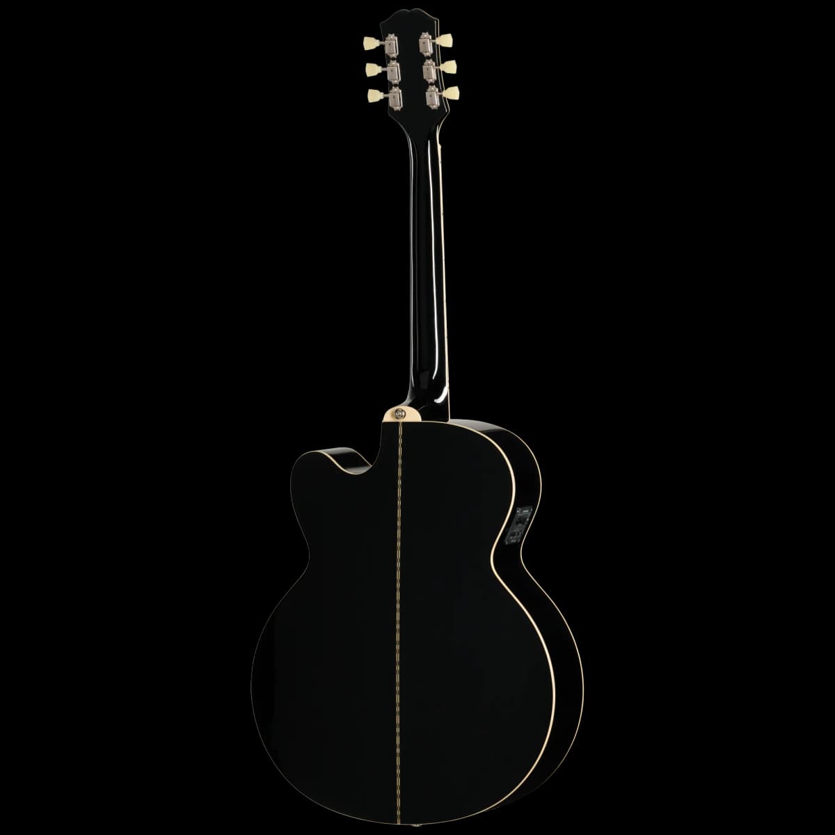 Epiphone J-200 Studio EC, Ebony, Exclusive — photo 4