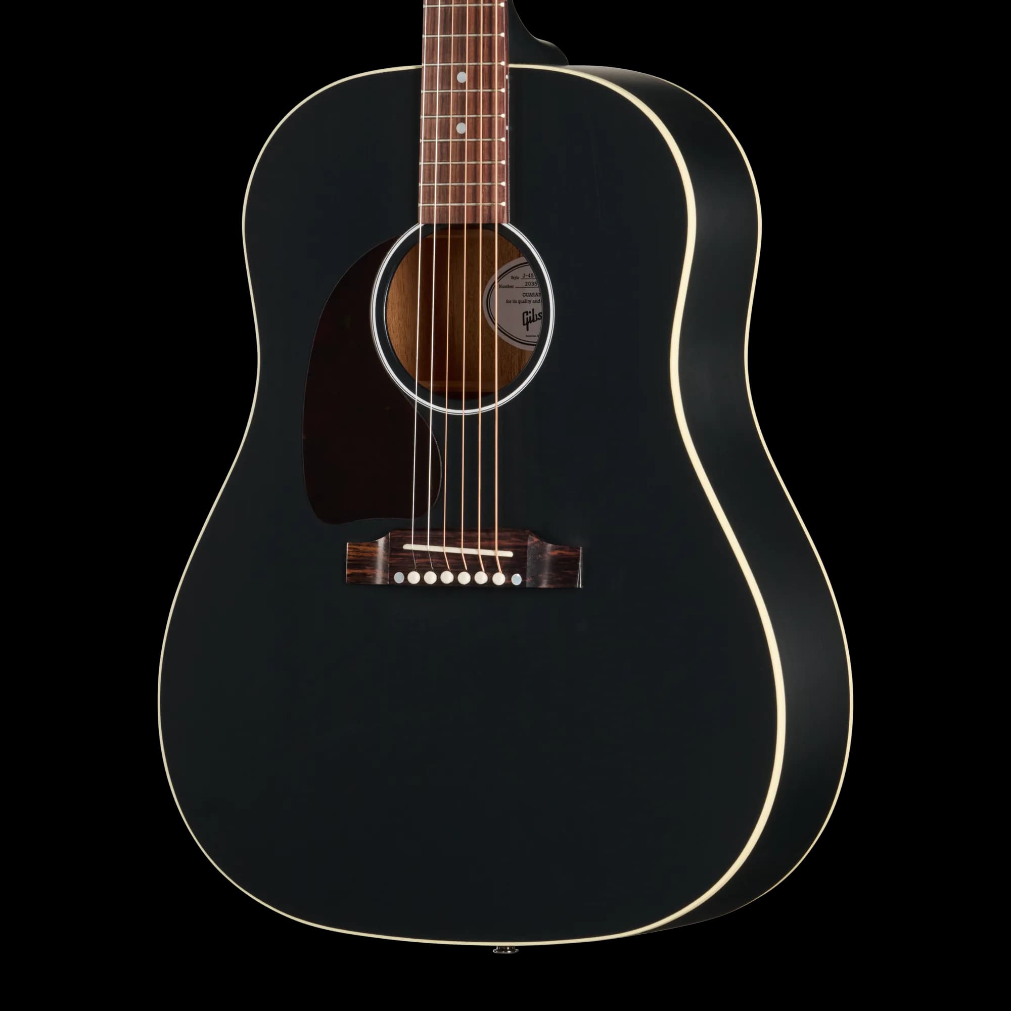 Gibson J-45 Special, Left-Handed, Satin Ebony — photo 8